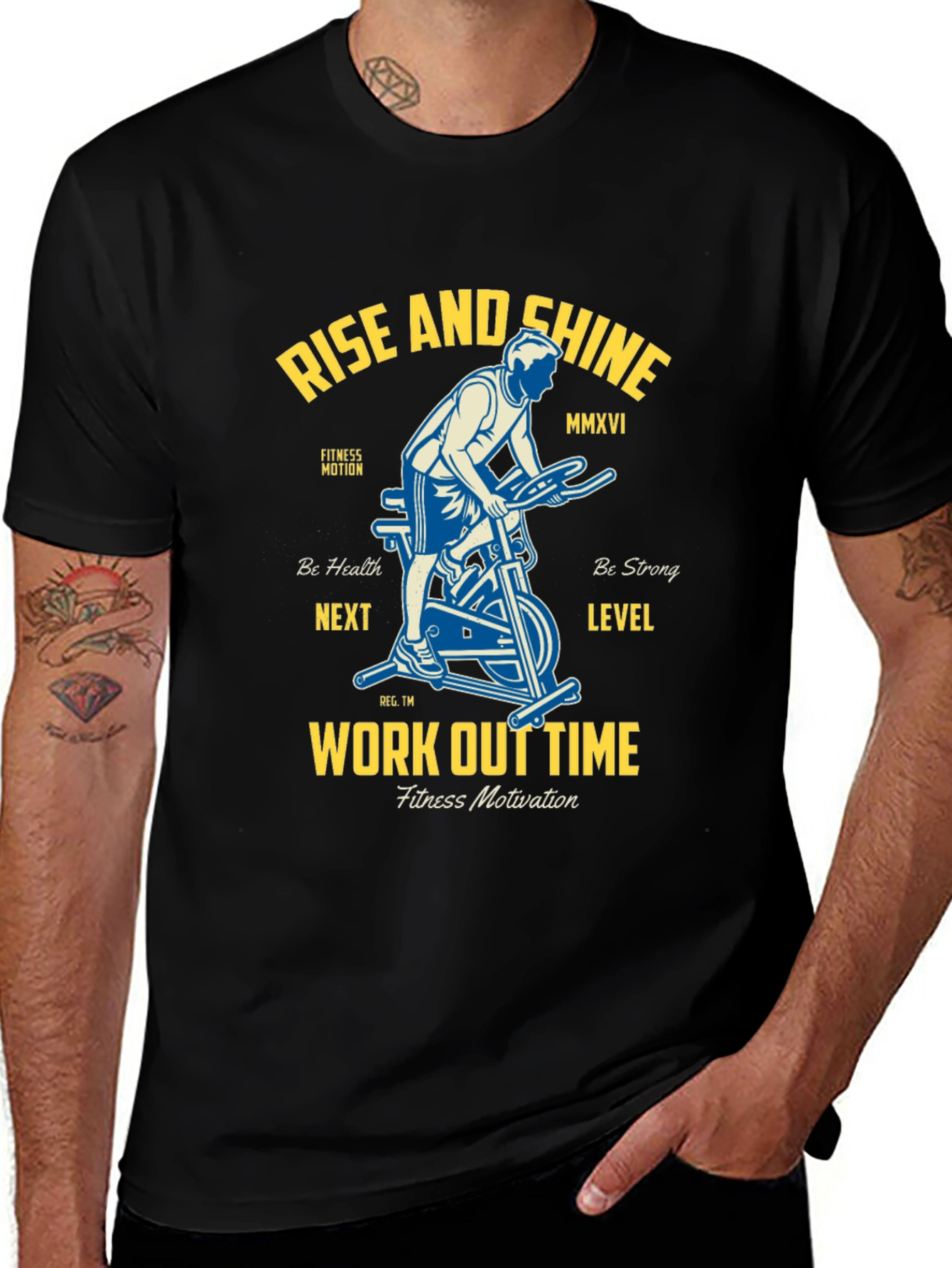 Variant 9 of Rise and Shine Workout T-Shirt