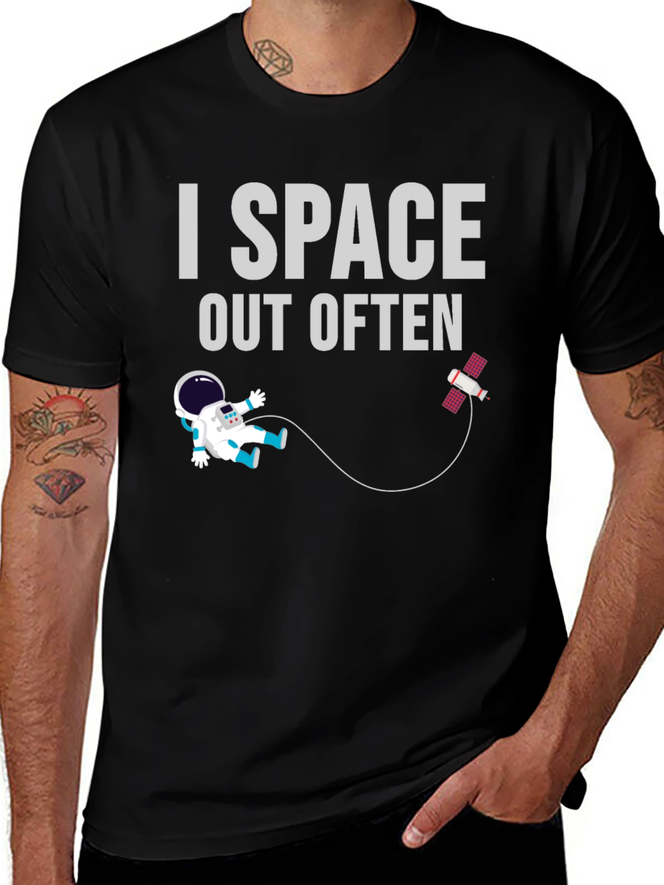 Variant 20 of I Space Out Often T-Shirt - Funny Astronaut Tee