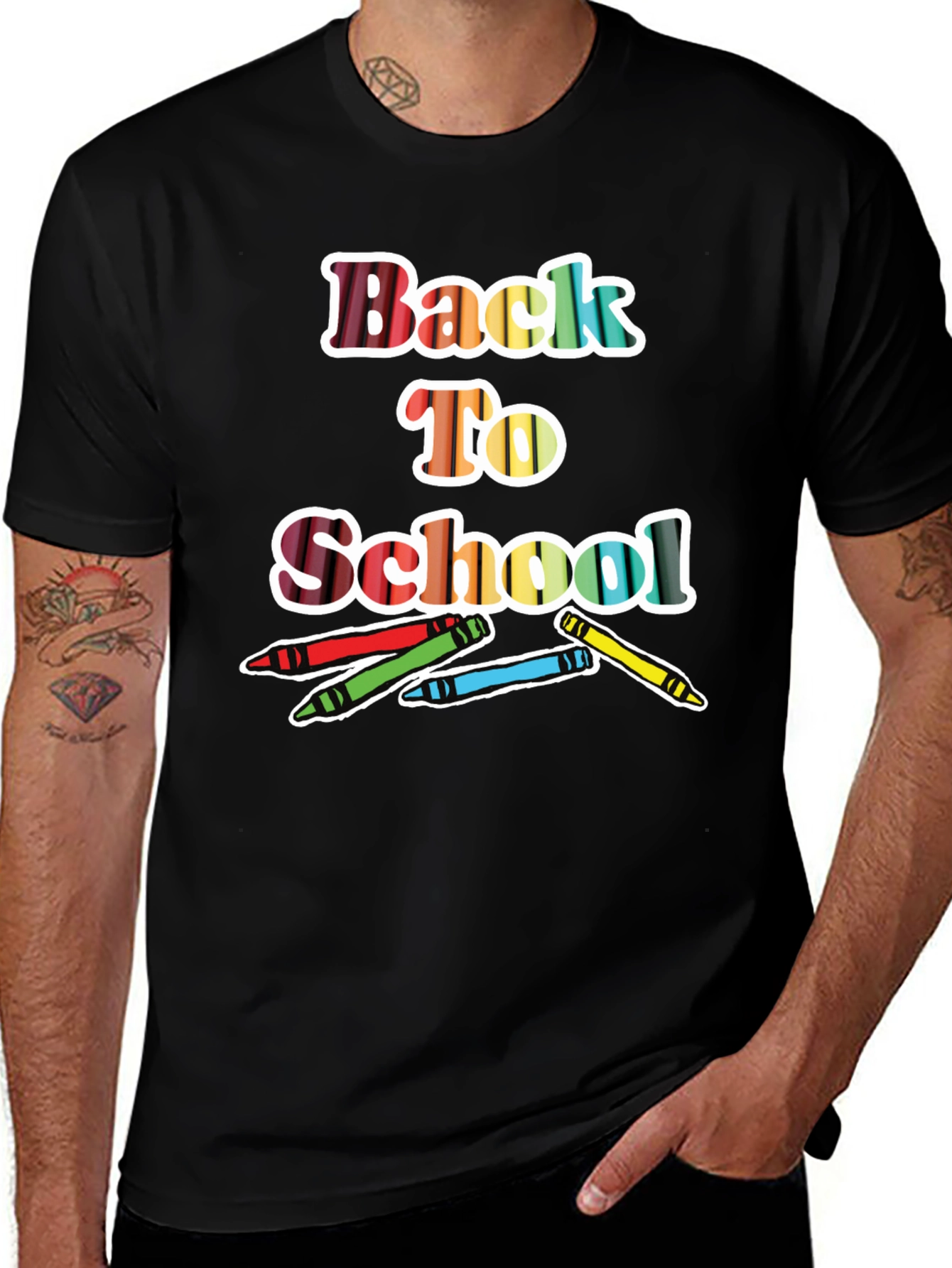 Back To School Crayon T-Shirt