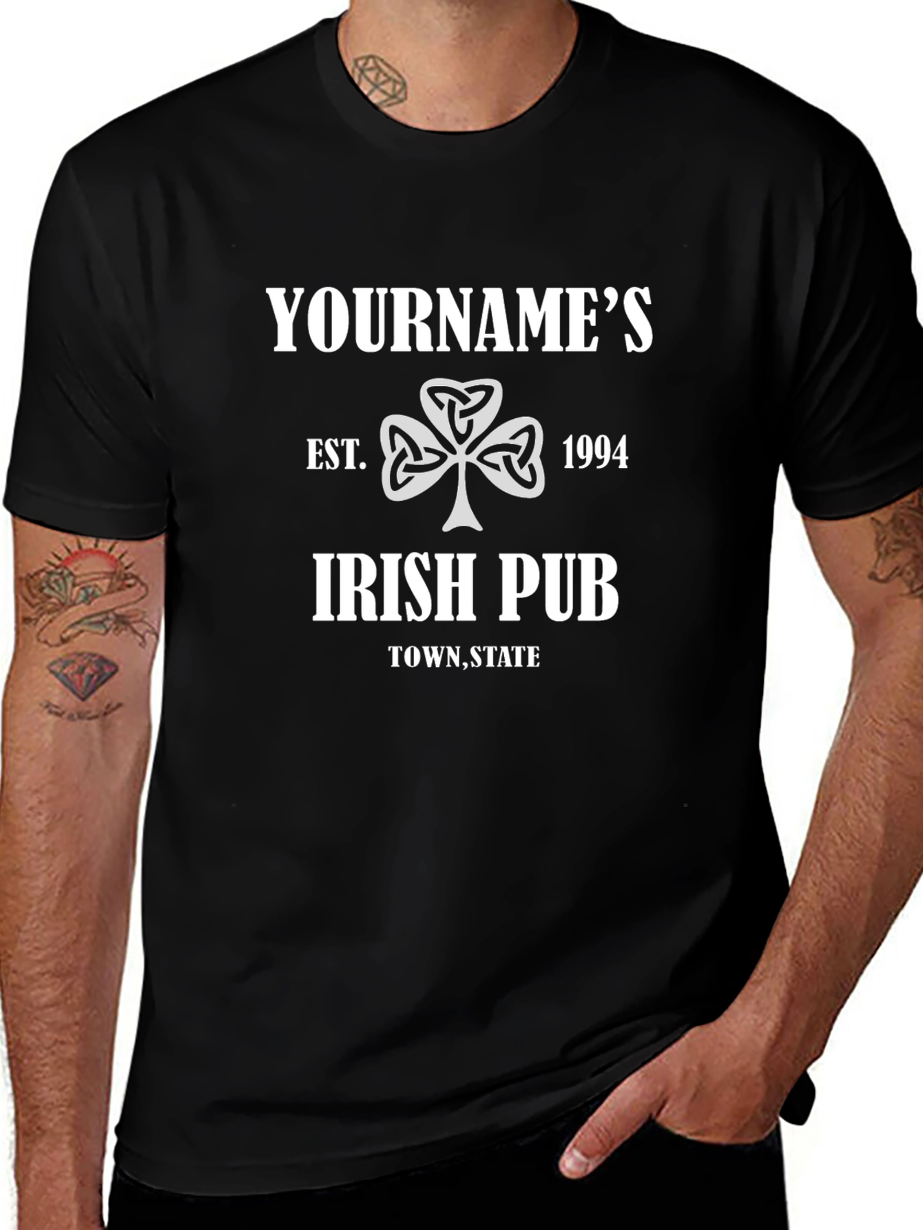 Personalized Irish Pub T-Shirt