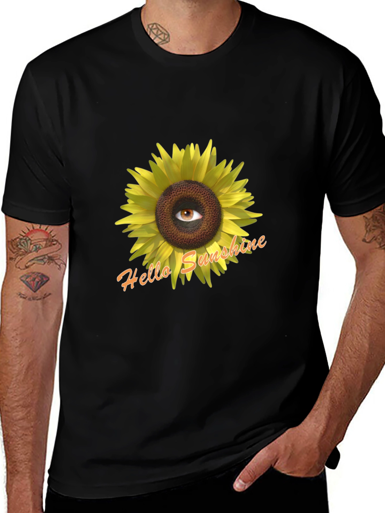 Variant 17 of Eye See You Sunflower Graphic Tee