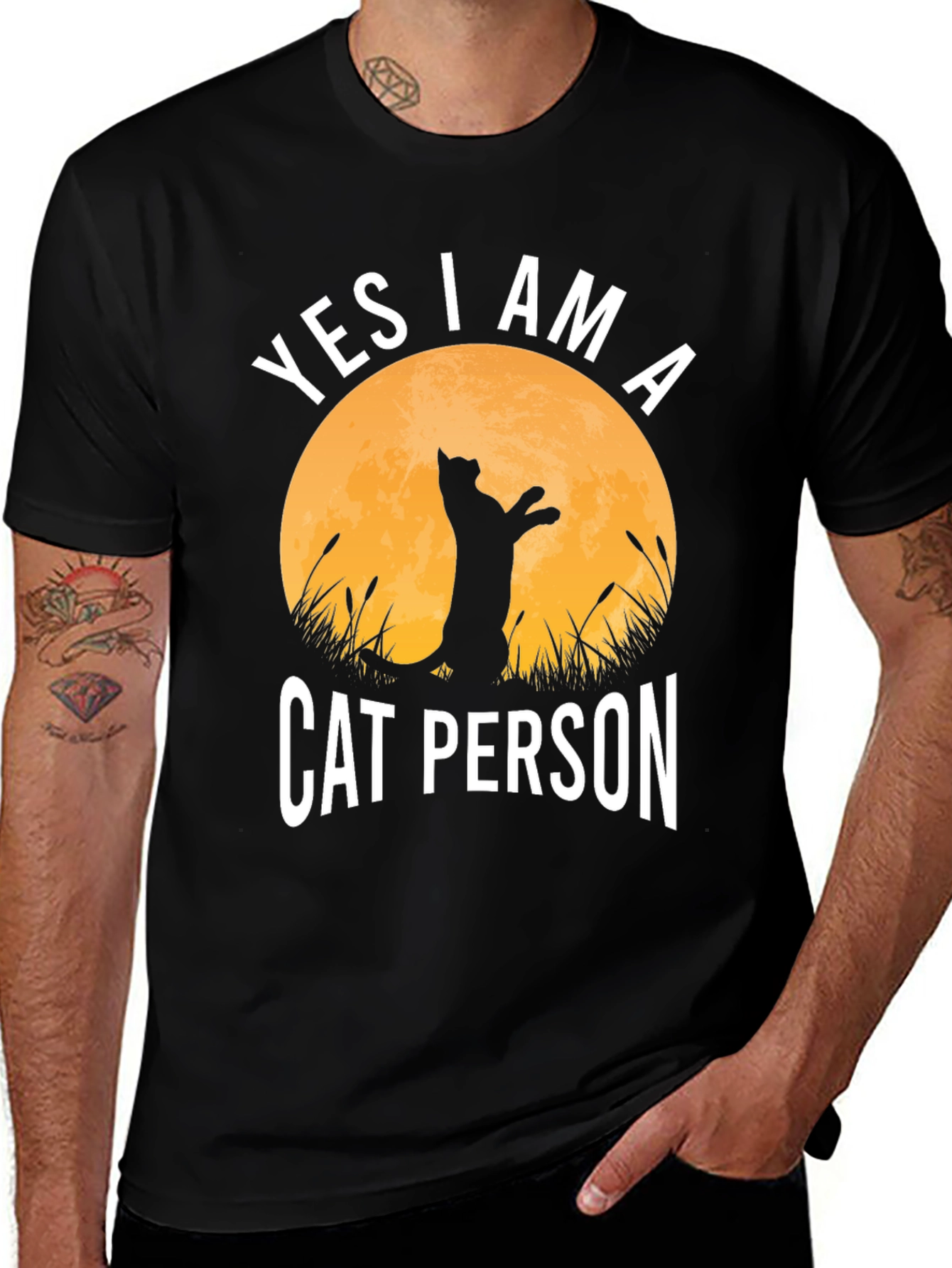 Variant 11 of Yes I Am A Cat Person T-Shirt