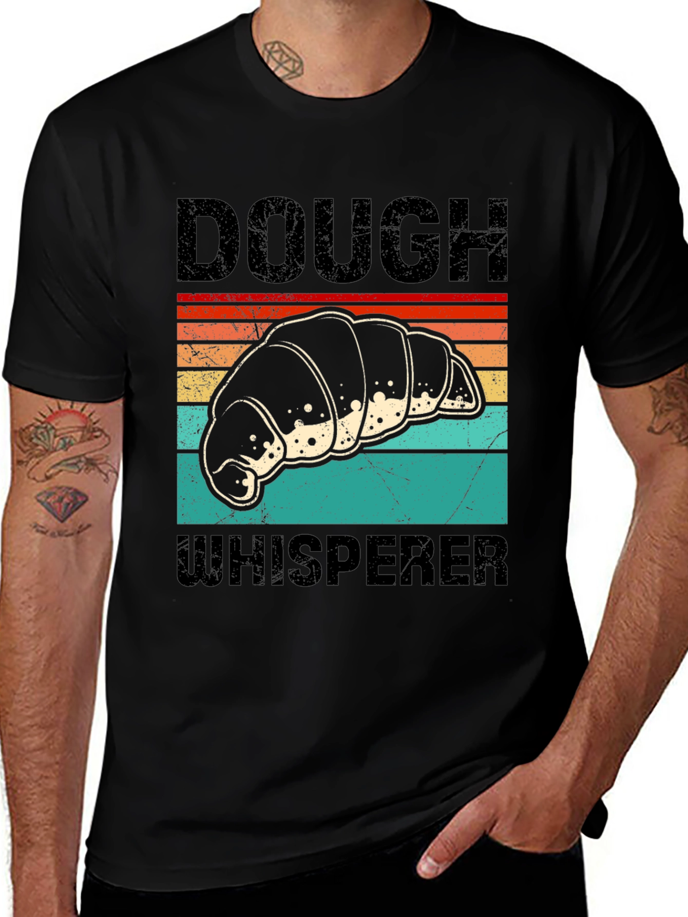 Dough Whisperer Croissant Graphic Tee