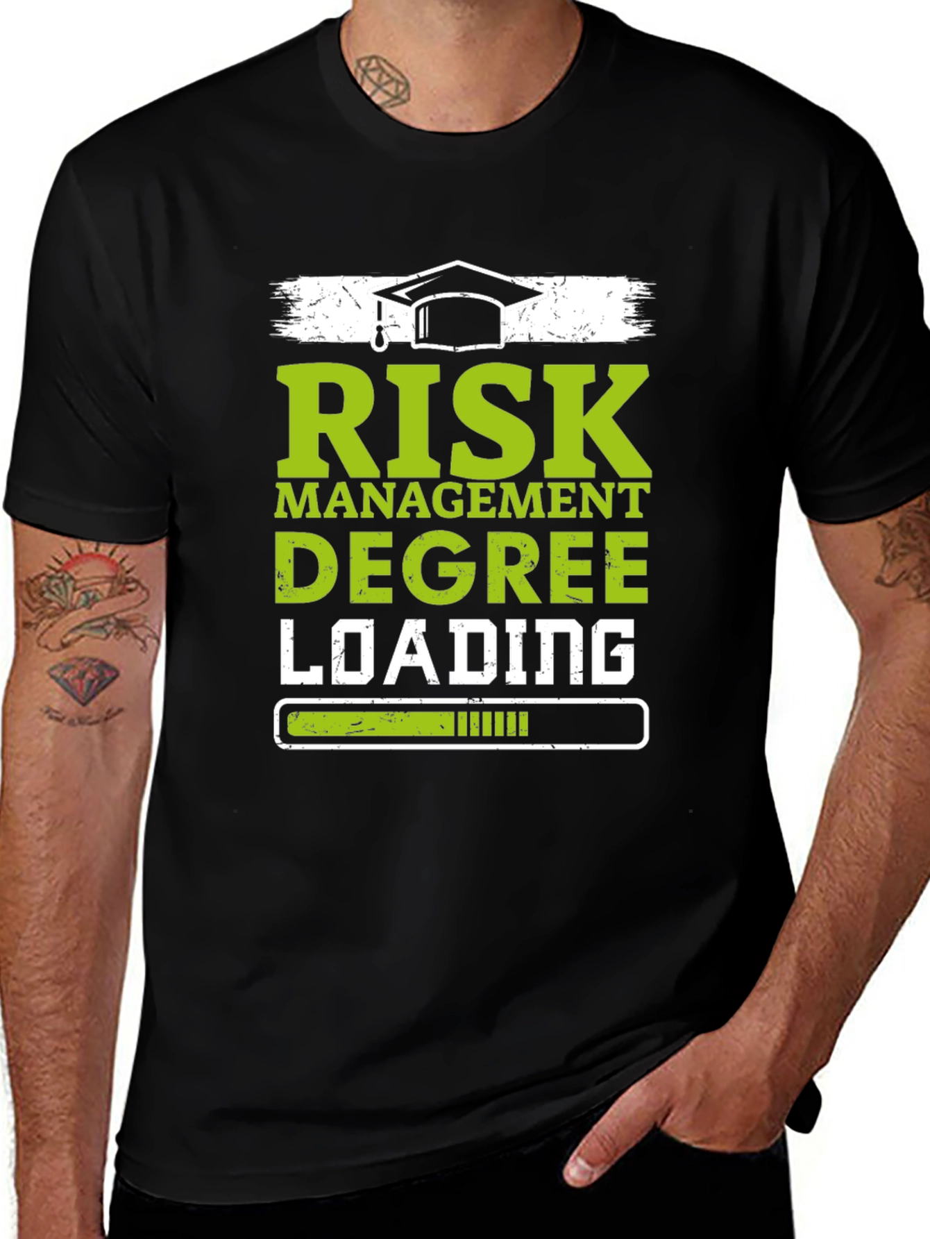 Variant 16 of Risk Management Degree Loading T-Shirt