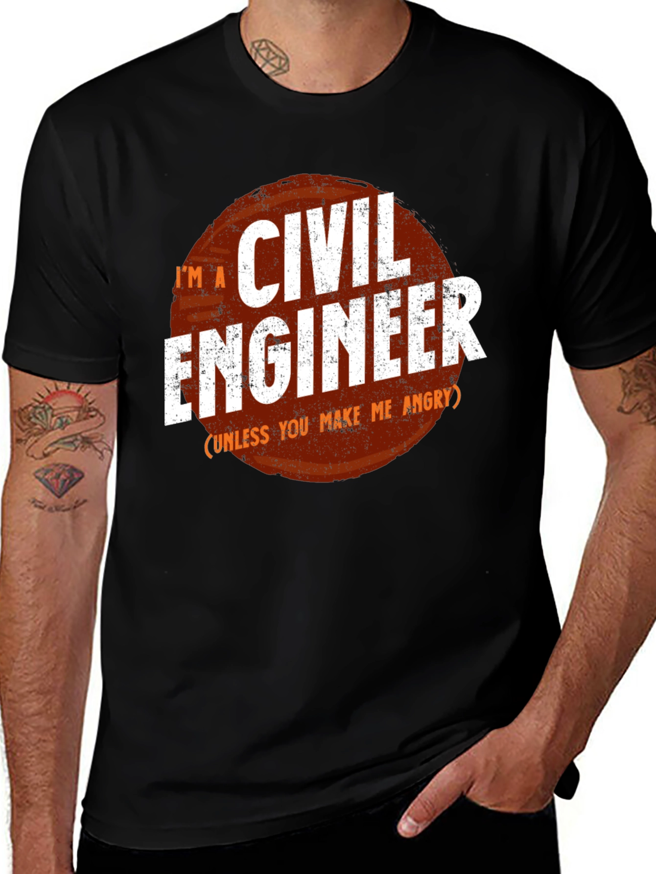 Variant 3 of Civil Engineer T-Shirt - Funny Graphic Tee