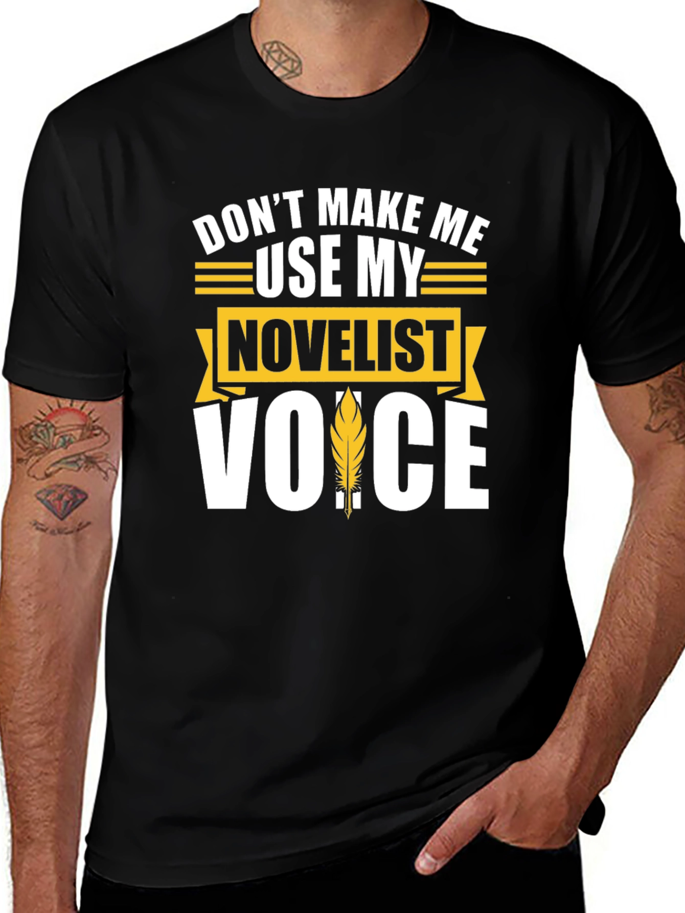 Variant 27 of Novelist Voice T-Shirt - Funny Writer Gift