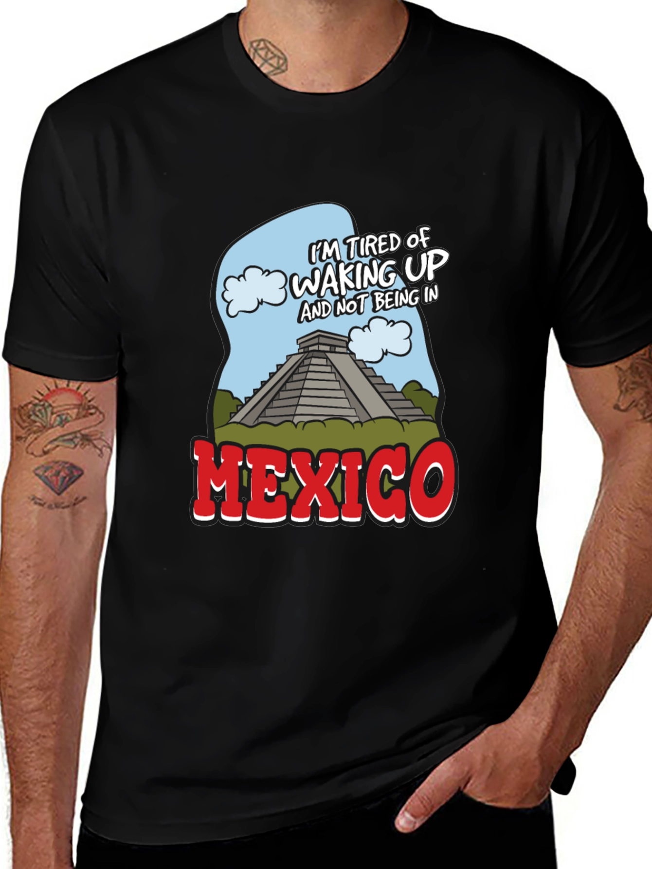 Variant 8 of Funny Mexico Vacation T-Shirt