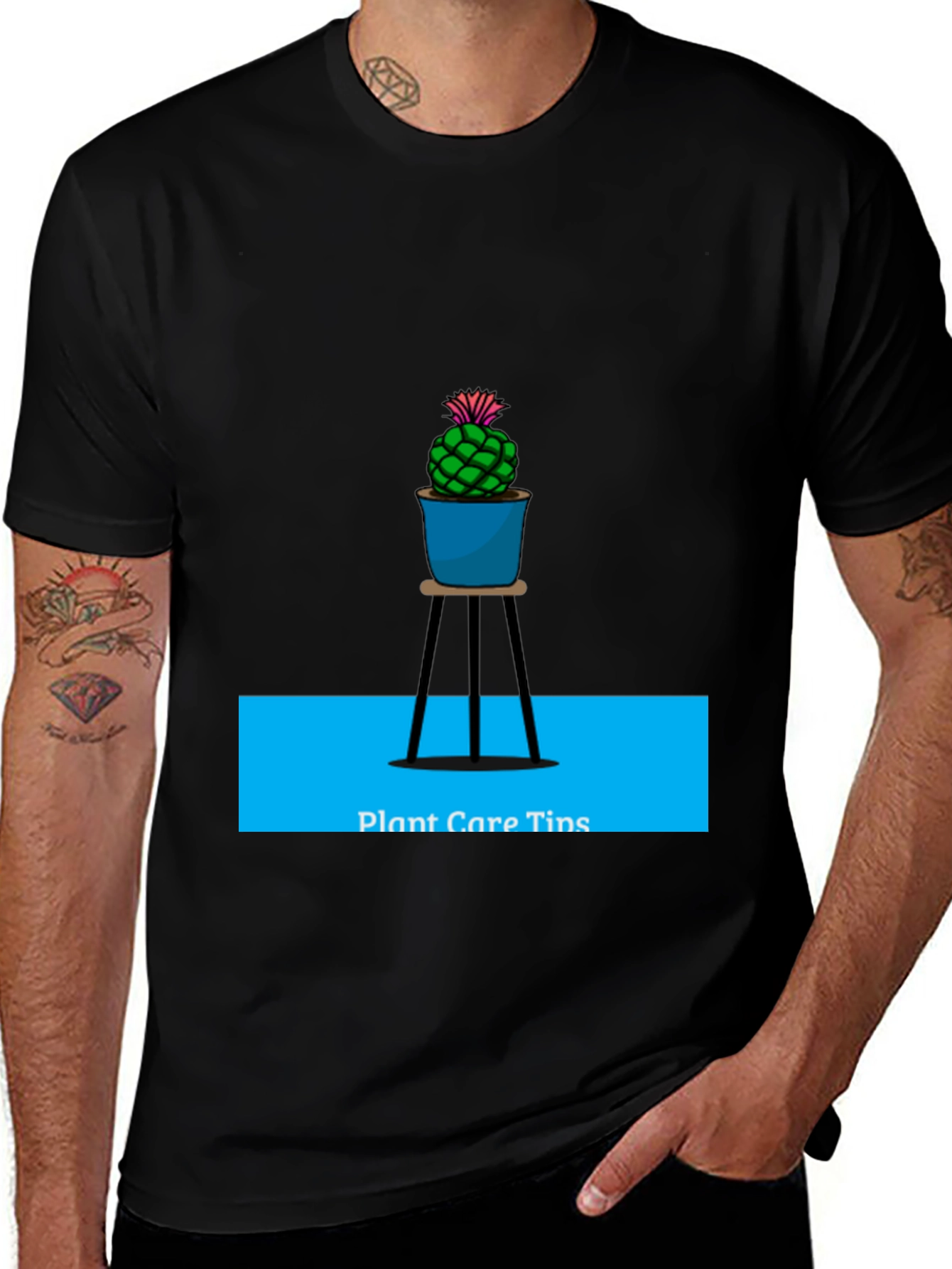 Variant 25 of Plant Care Tips Graphic Tee