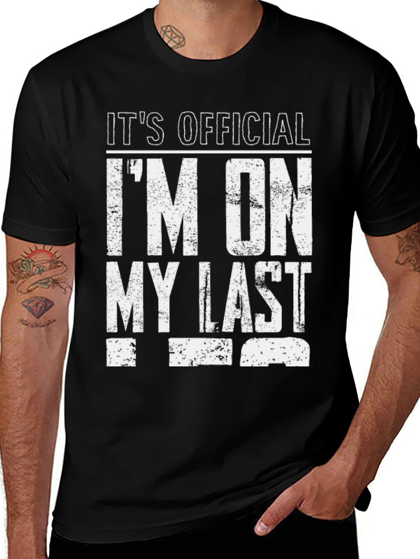 Variant 20 of Funny "Last Nerve" Graphic Tee