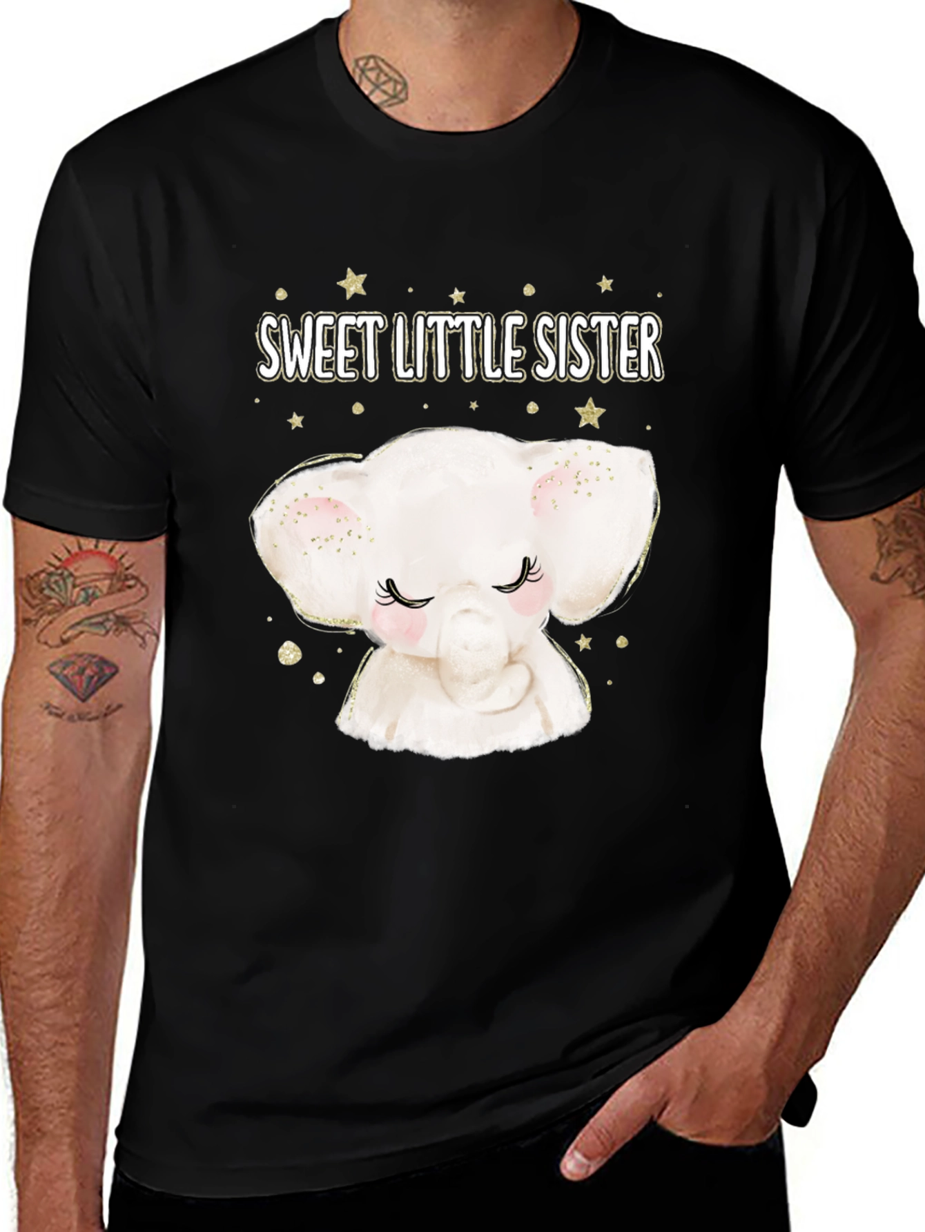 Variant 13 of Sweet Little Sister Elephant T-Shirt