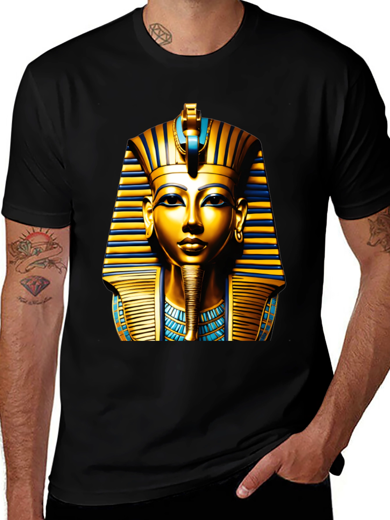 King Tut Graphic Tee - Egyptian Pharaoh T-Shirt