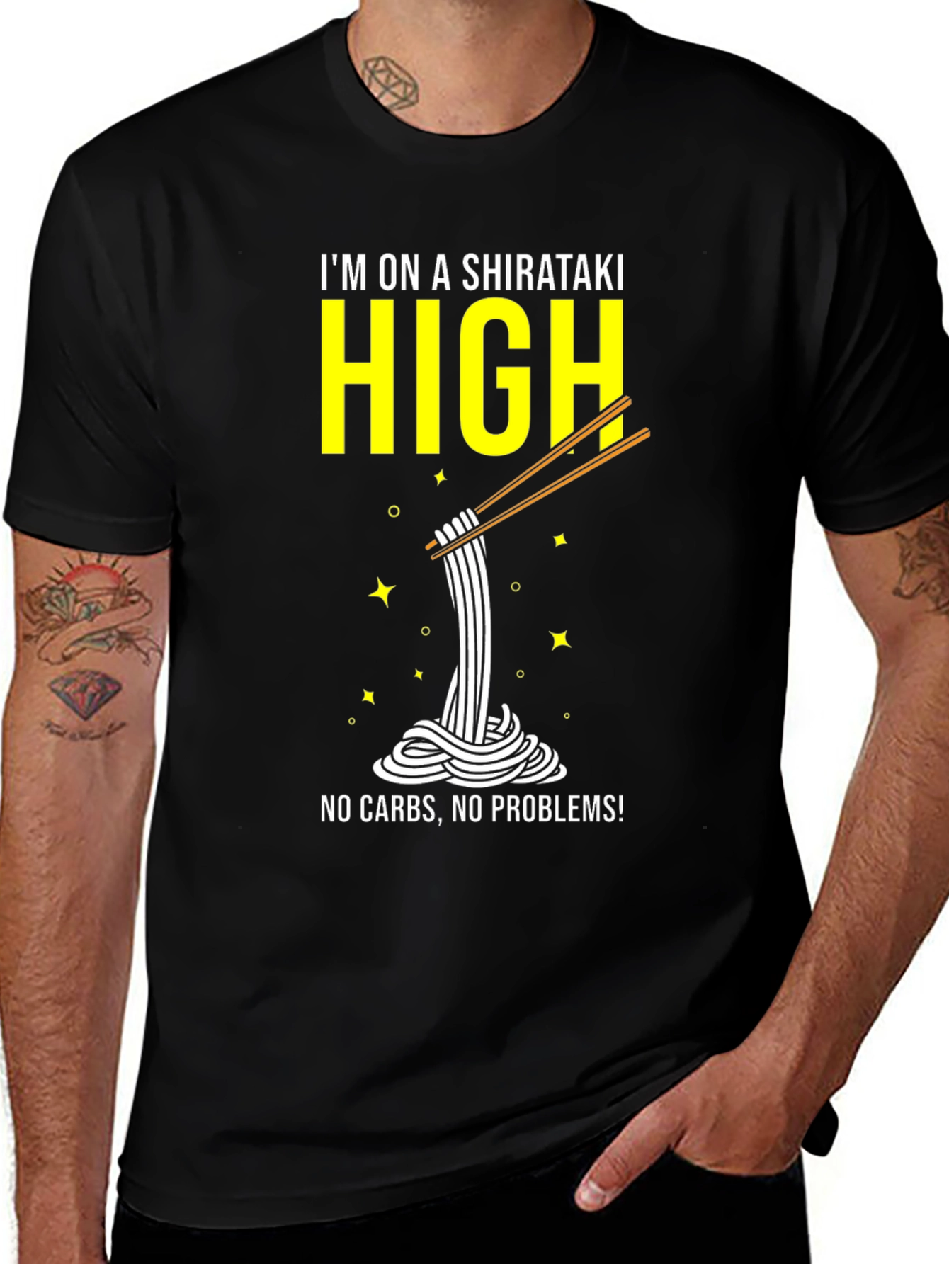 Shirataki High T-Shirt - No Carbs, No Problems! Keto Friendly