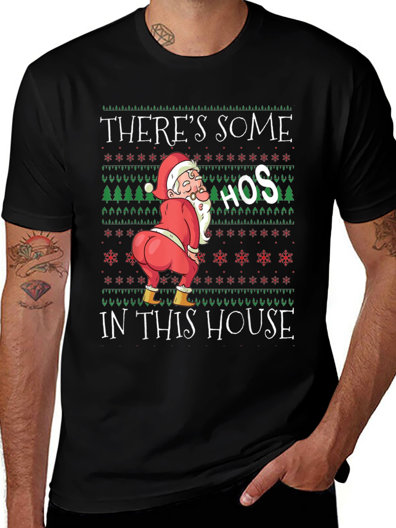 Funny Christmas Santa Twerk T-Shirt