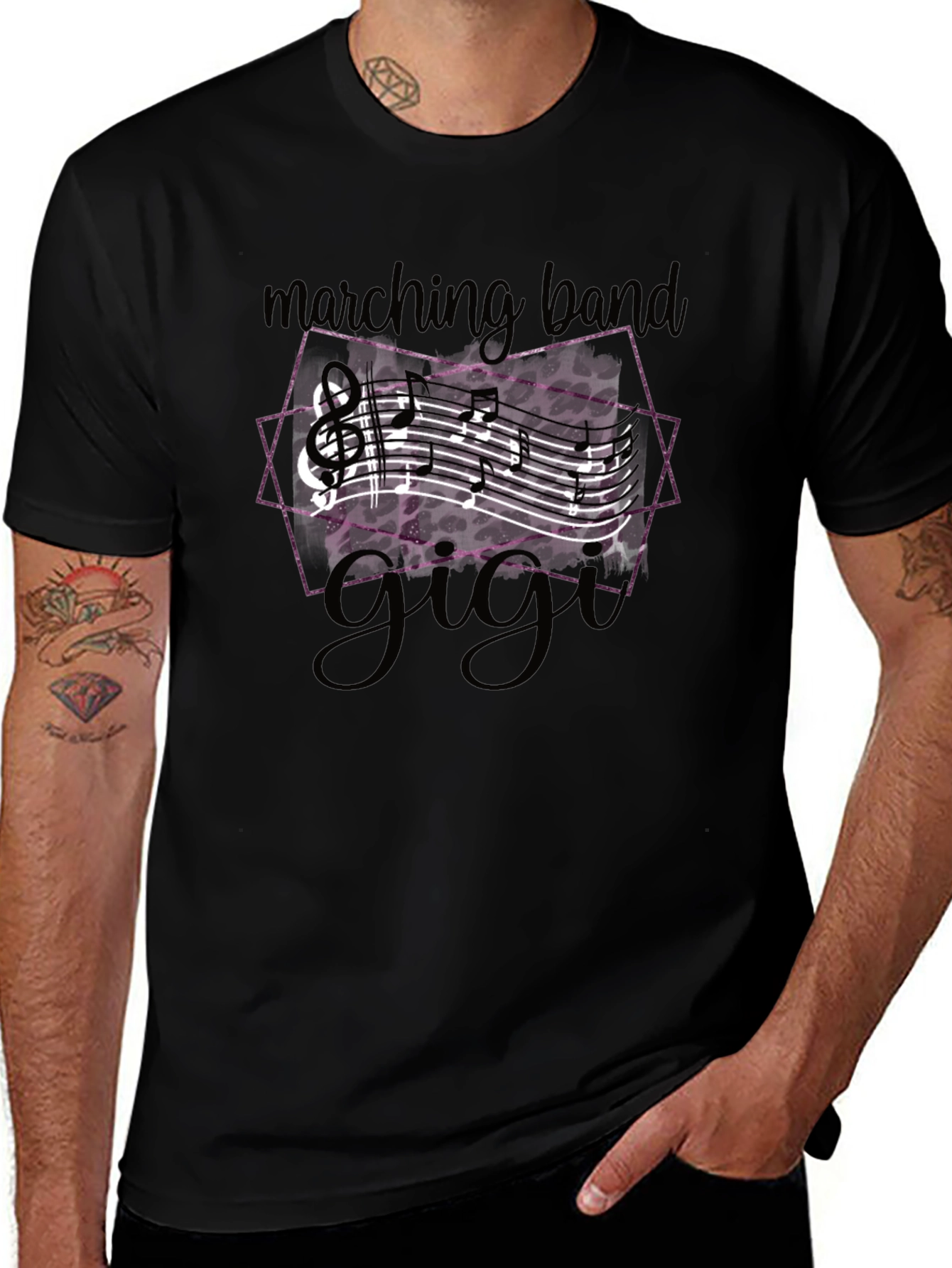 Variant 4 of Marching Band Gigi T-Shirt - Music Lover Tee