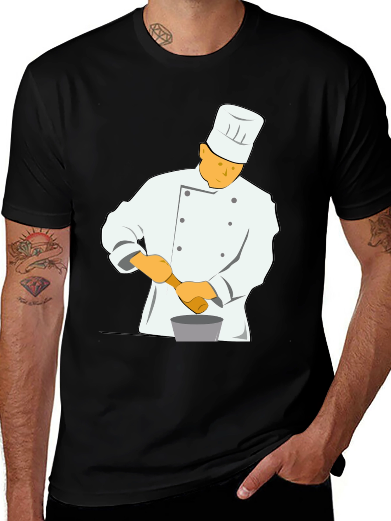 Variant 27 of Chef Graphic T-Shirt - Unique Culinary Design