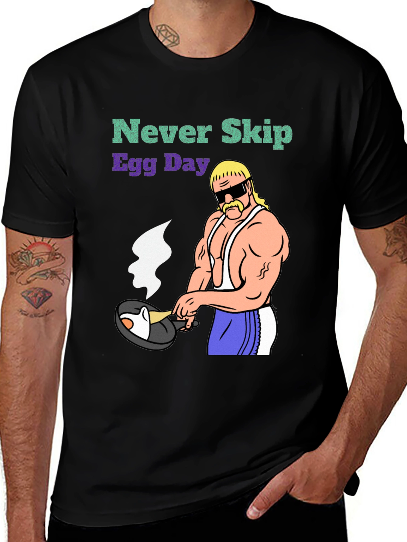 Variant 26 of Never Skip Egg Day Graphic T-Shirt