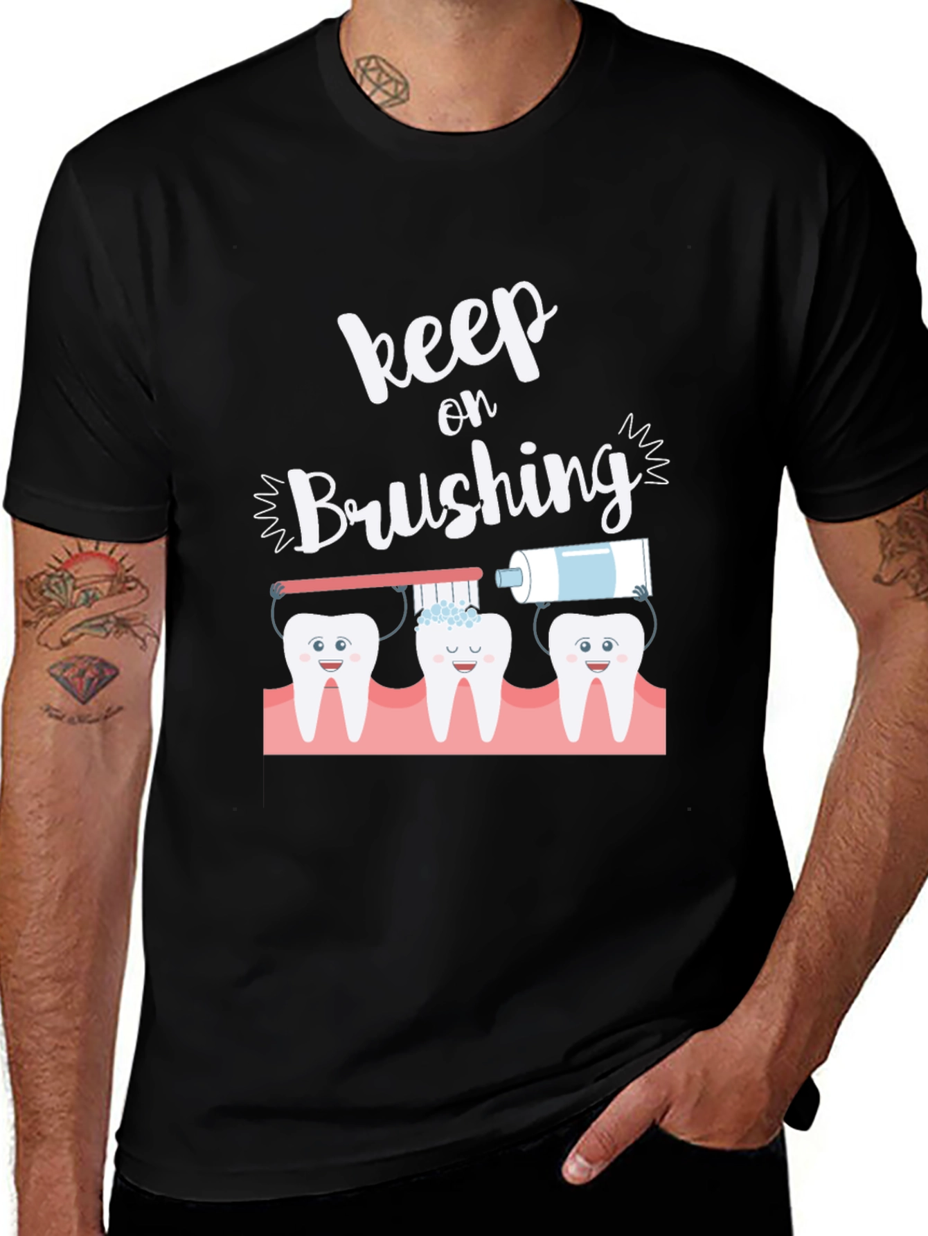 Variant 20 of Keep On Brushing Graphic Tee