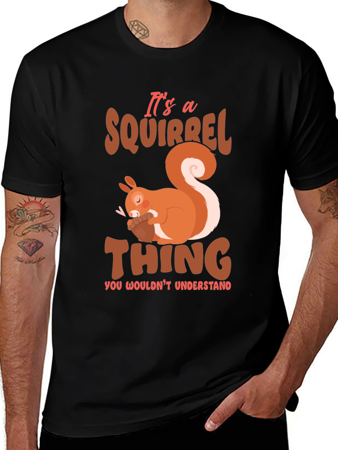 Variant 15 of Squirrel Thing T-Shirt - Cute Animal Graphic Tee