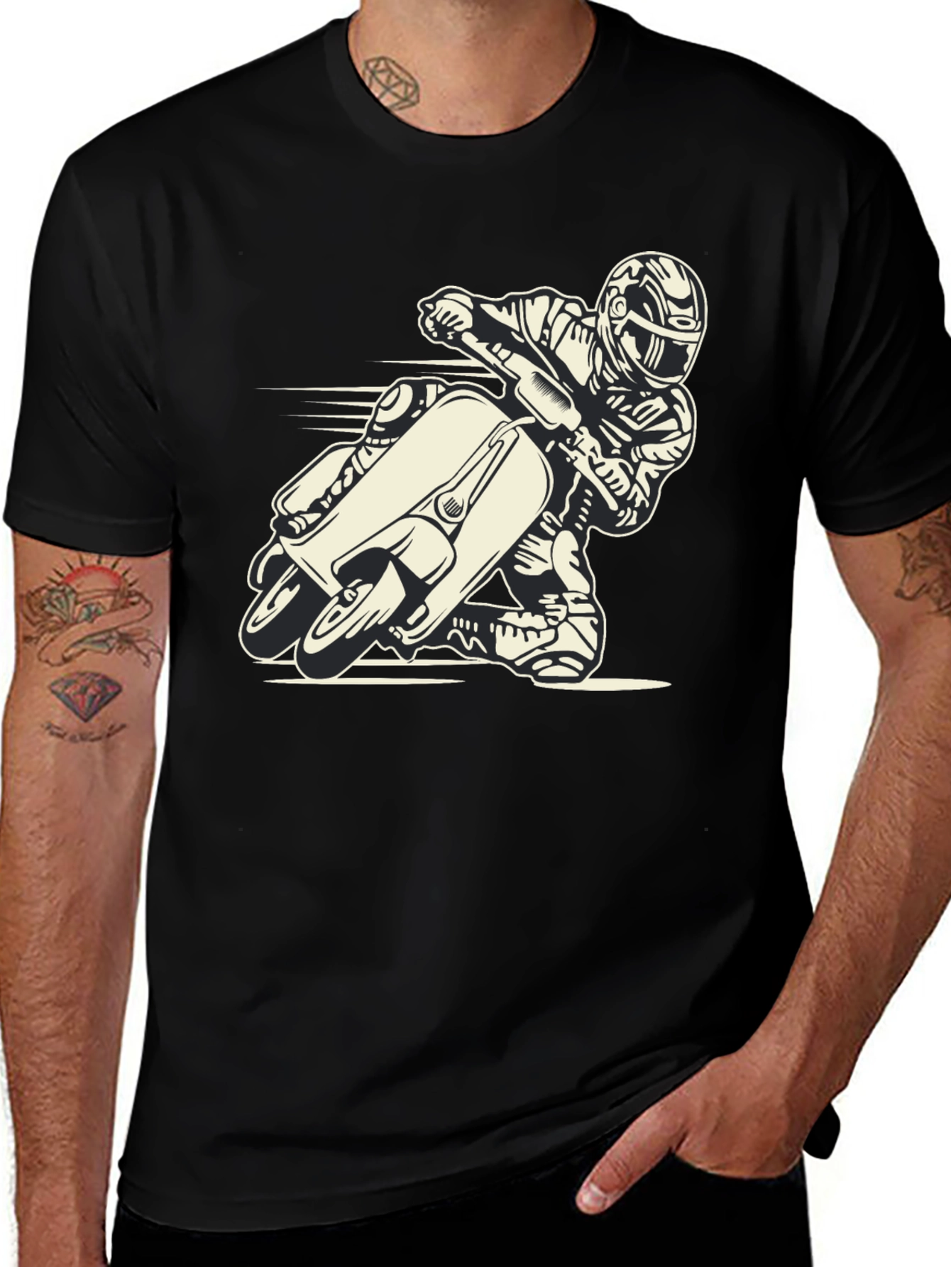 Variant 6 of Motorcycle Rider Graphic Tee
