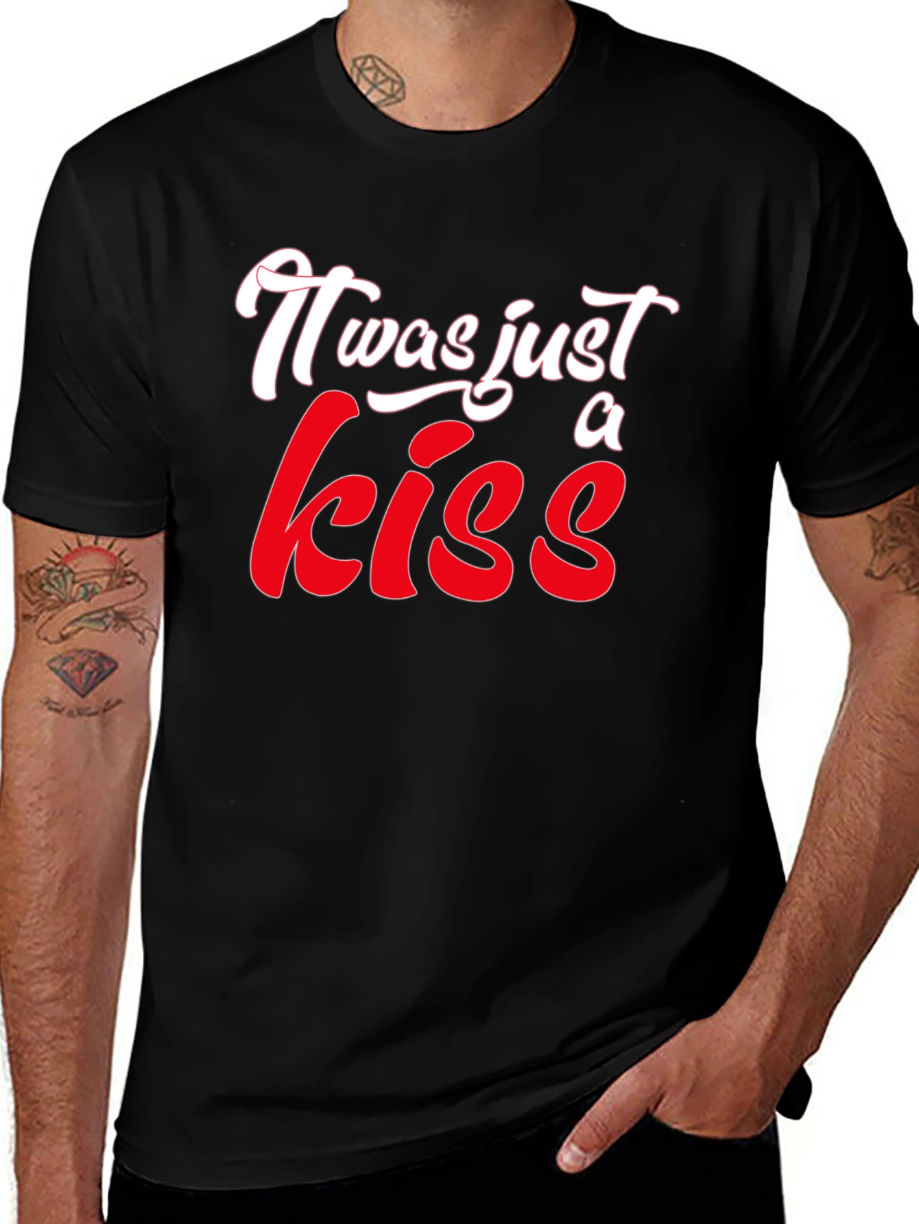 Variant 19 of It Was Just A Kiss Graphic T-Shirt