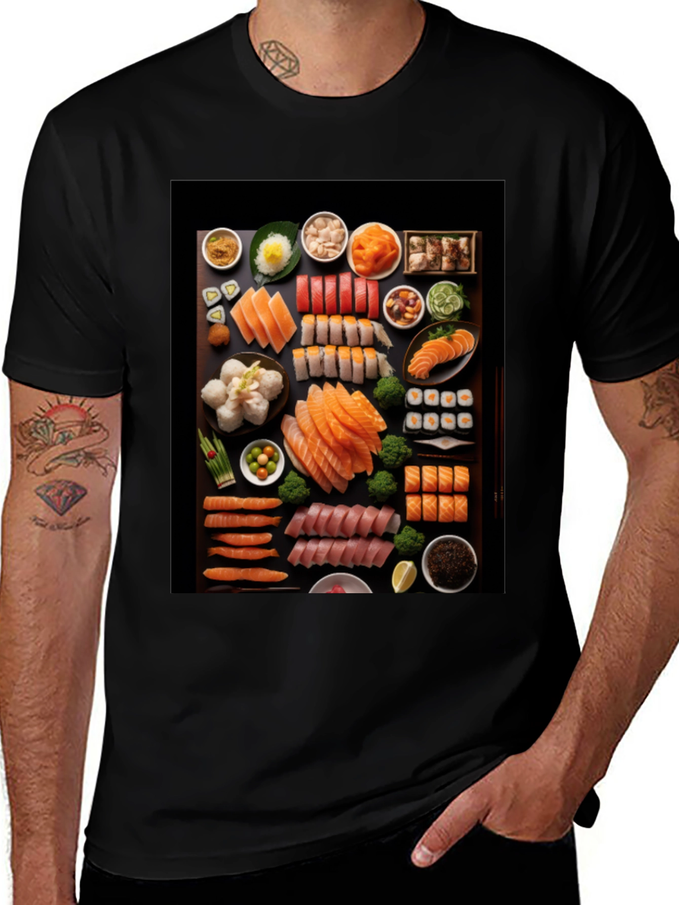 Variant 11 of Sushi Lover Graphic Tee