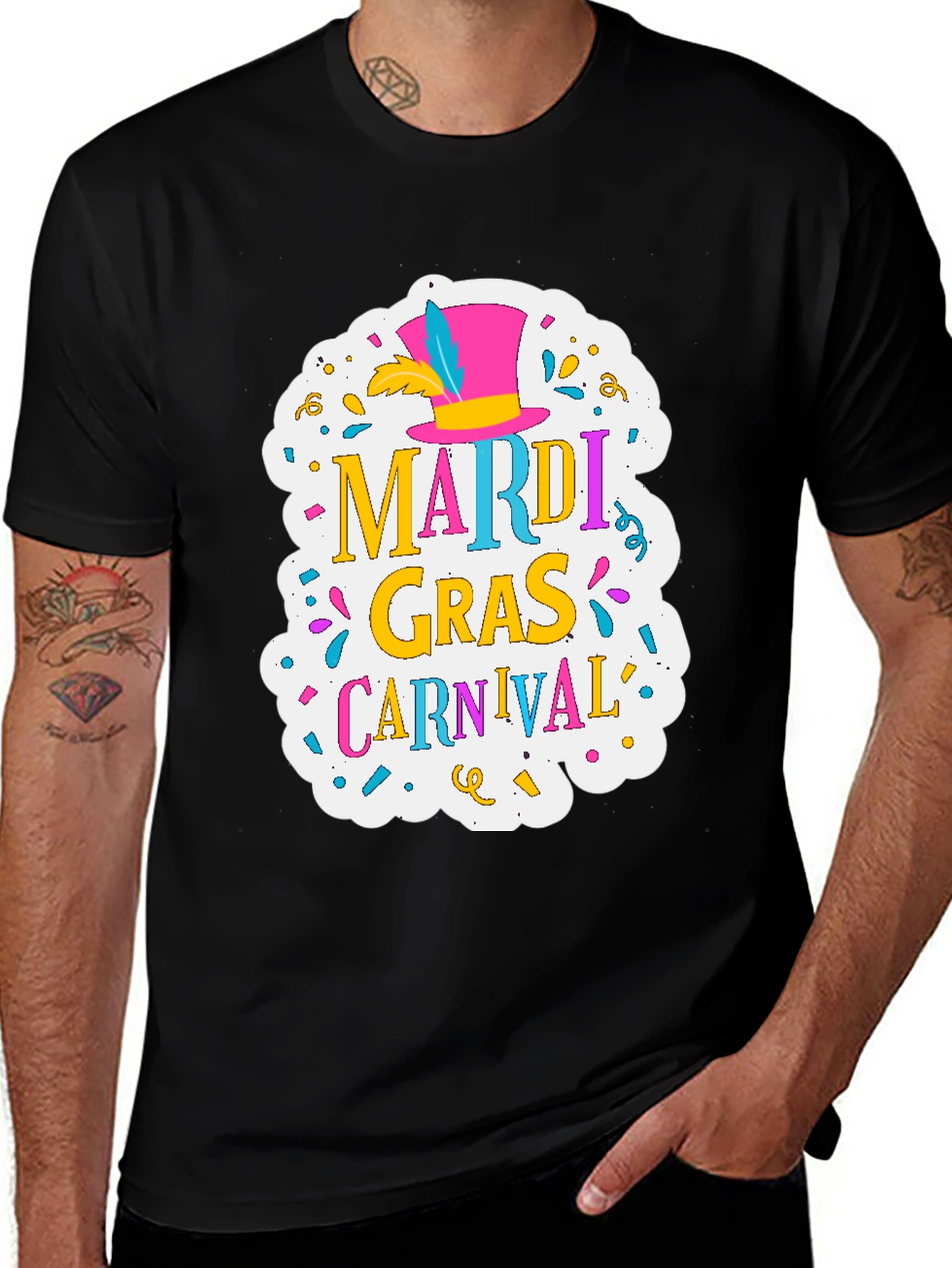 Variant 25 of Mardi Gras Carnival Graphic Tee