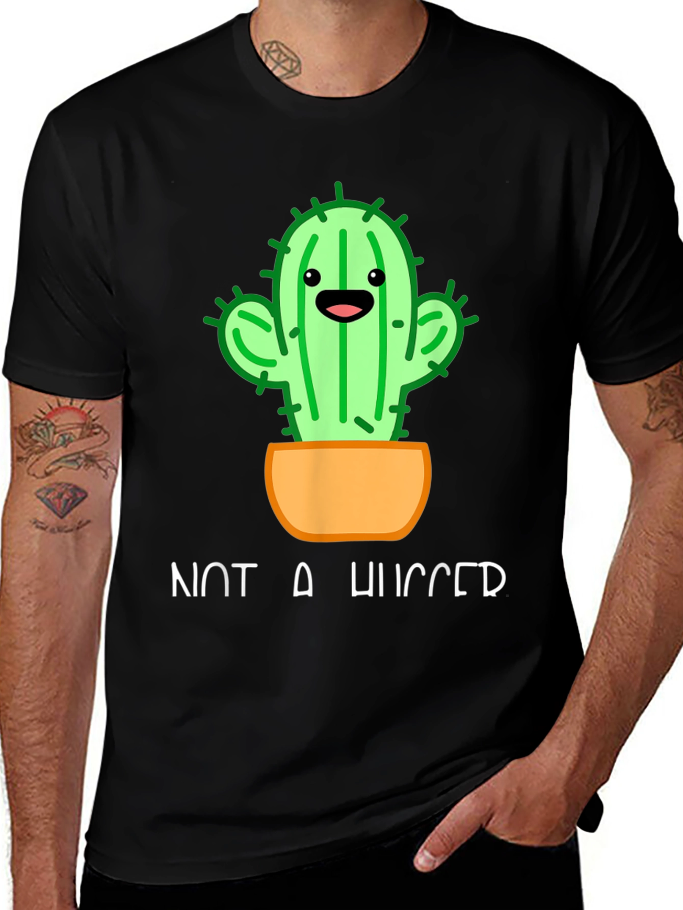 Variant 4 of Not A Hugger Cactus T-Shirt