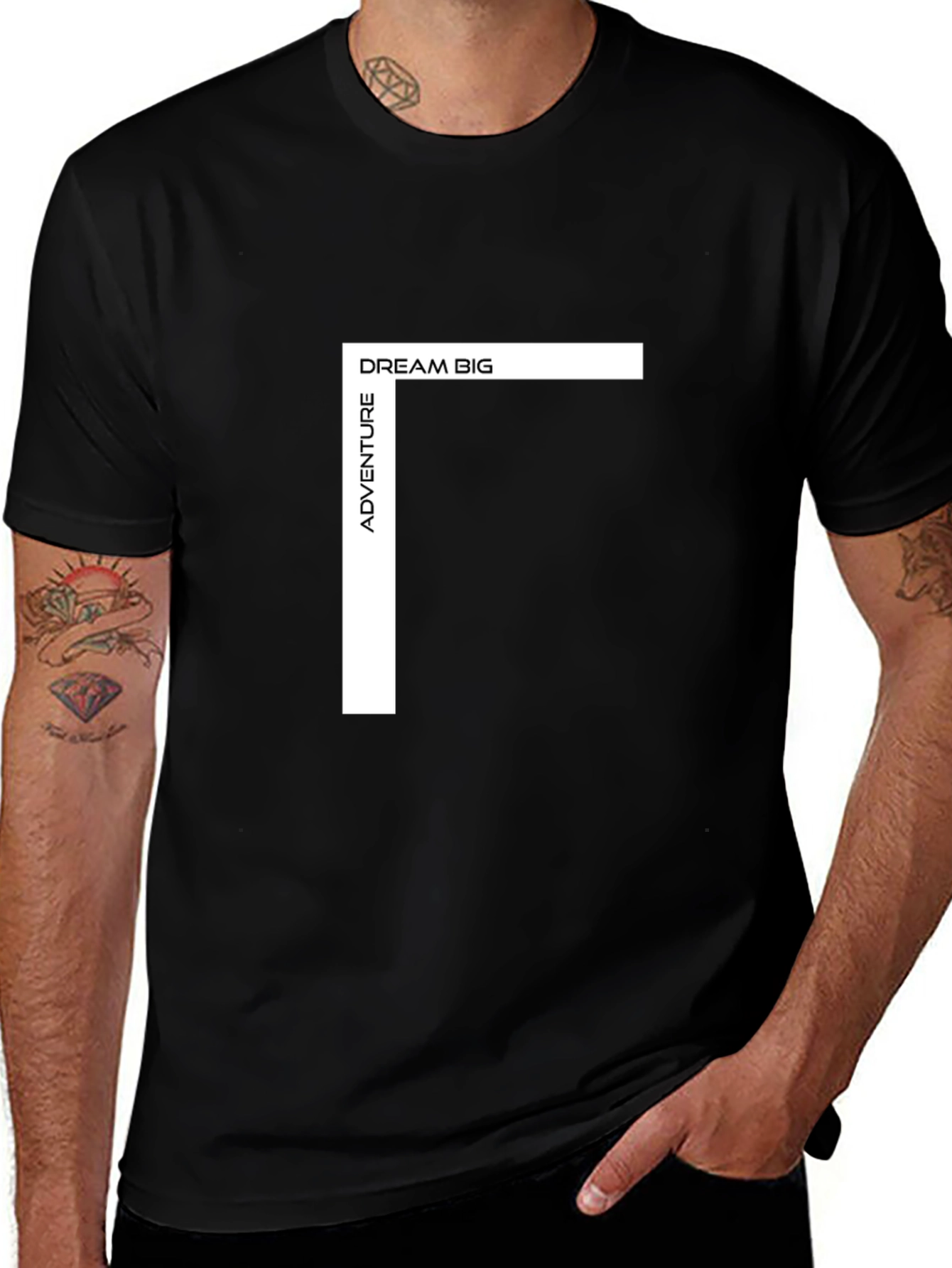 Variant 25 of Dream Big Adventure T-Shirt - Modern Graphic Tee