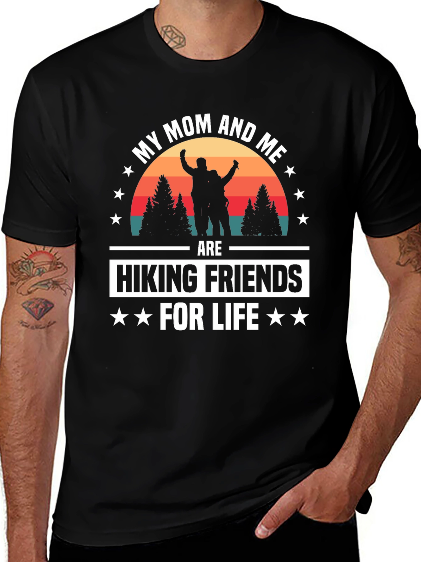 Mom and Me Hiking Friends Graphic Tee