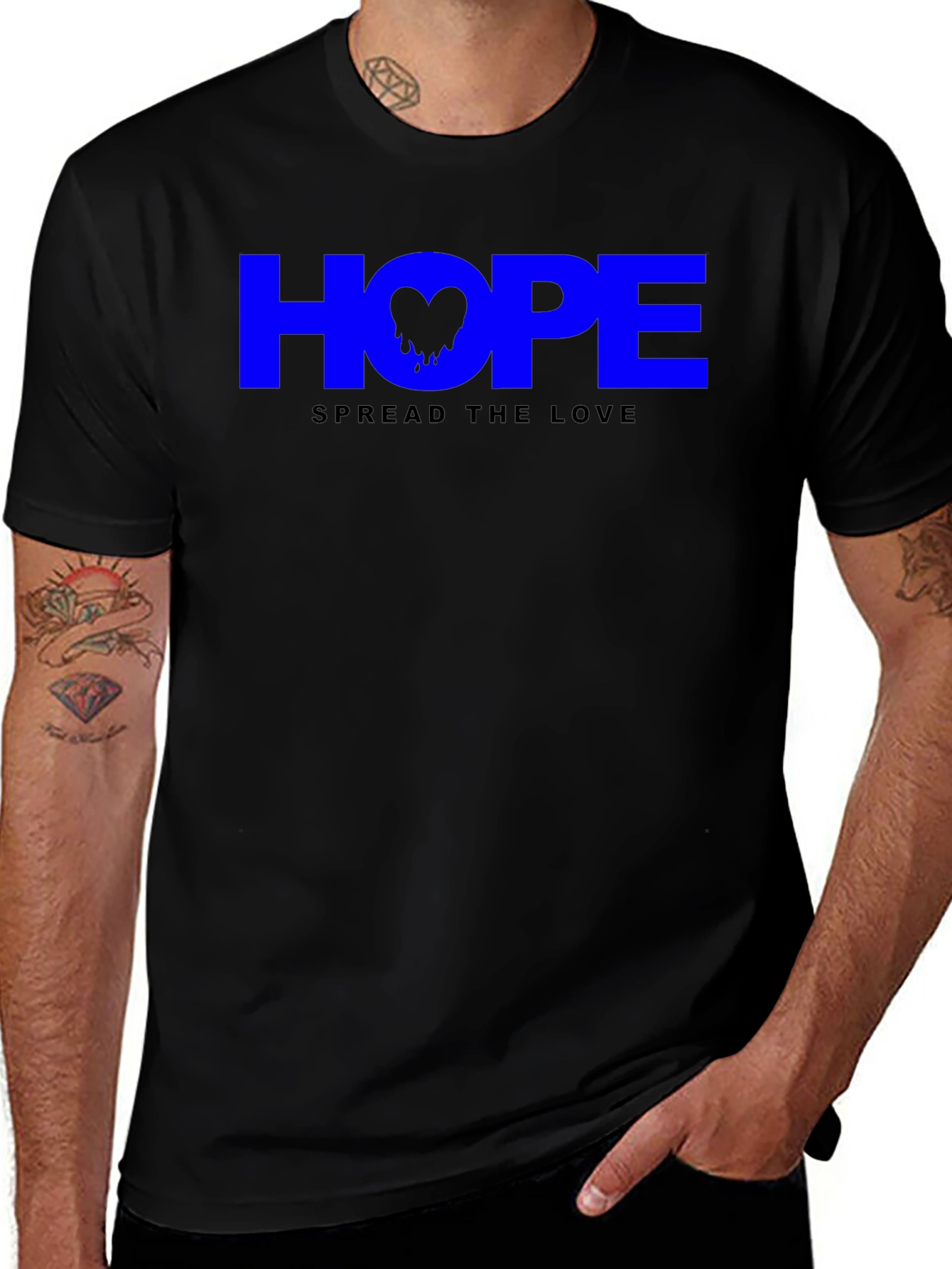 Variant 6 of Hope Spread Love Graphic Tee - Soft Cotton Blend