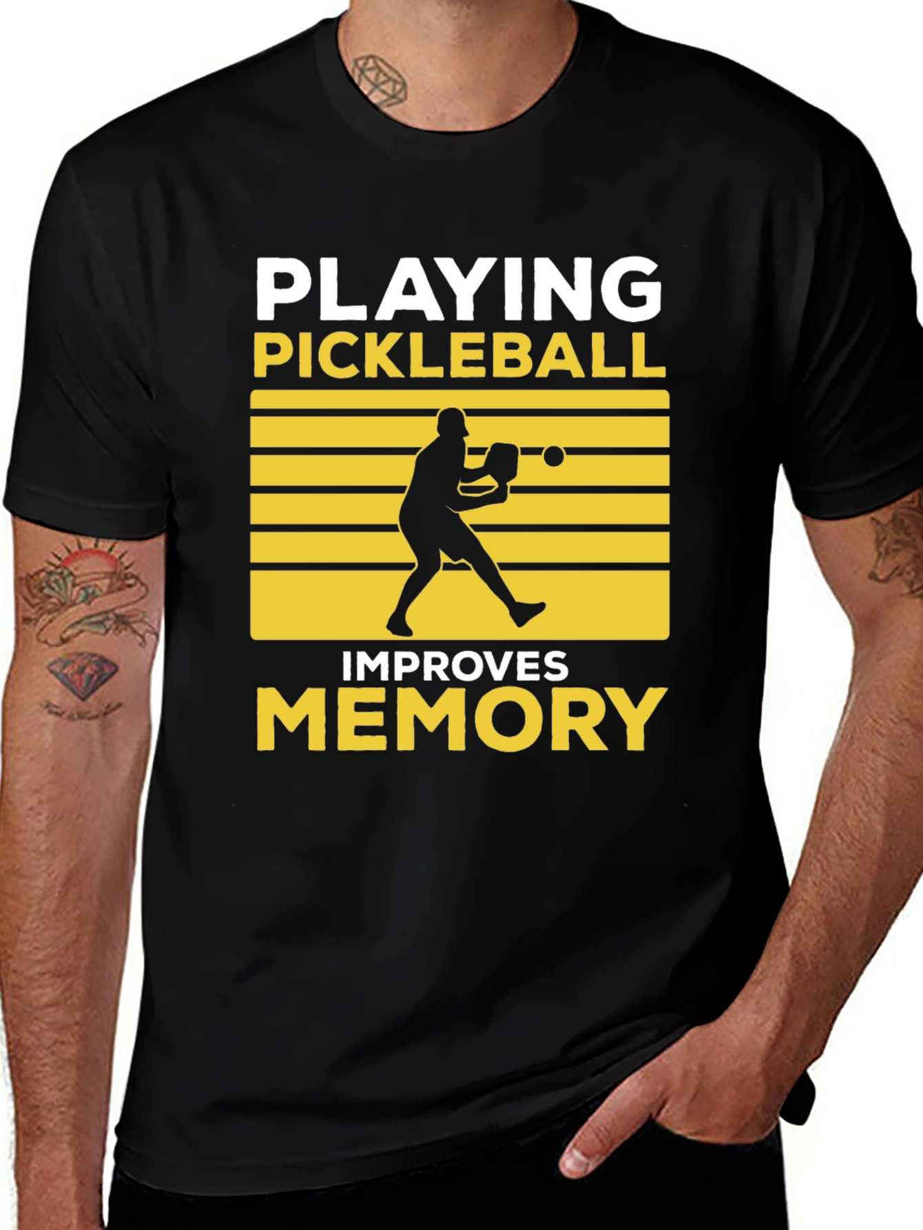 Variant 17 of Pickleball Improves Memory T-Shirt