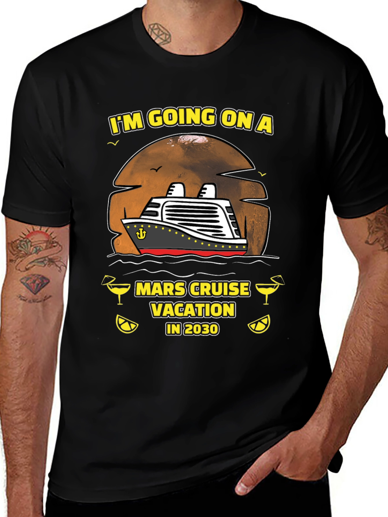 Mars Cruise Vacation 2030 T-Shirt