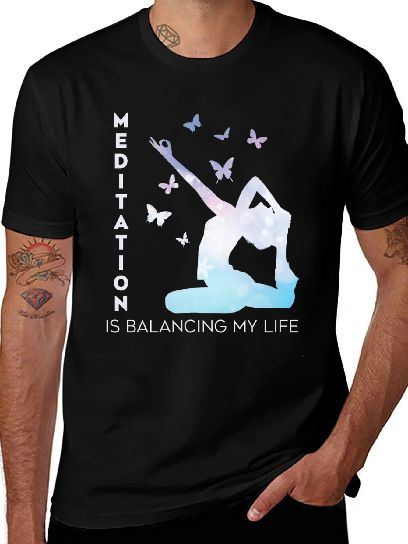 Variant 17 of Meditation Balancing Life T-Shirt