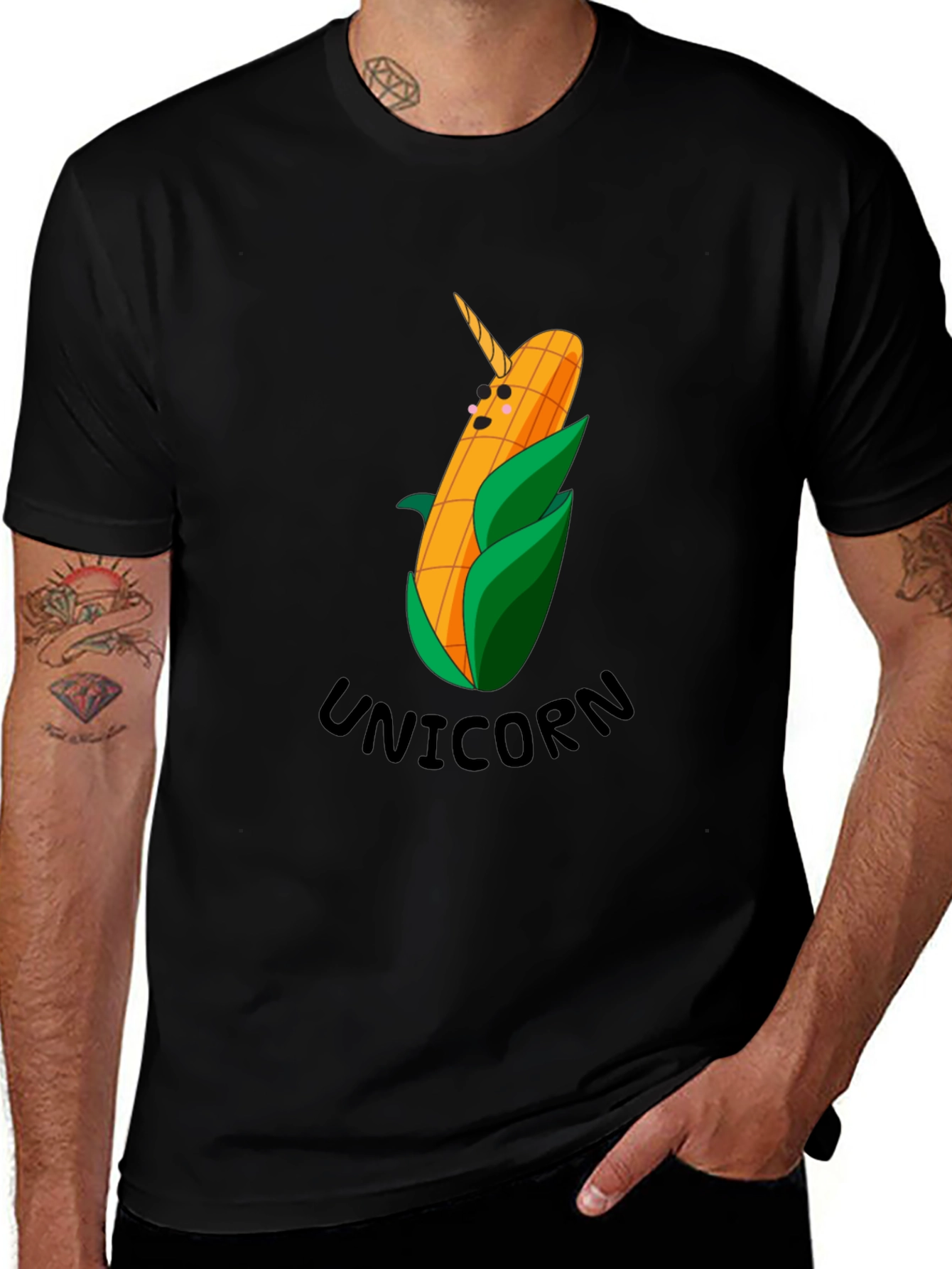 Variant 15 of Unicorn Corn Graphic Tee - Cute & Comfy T-Shirt