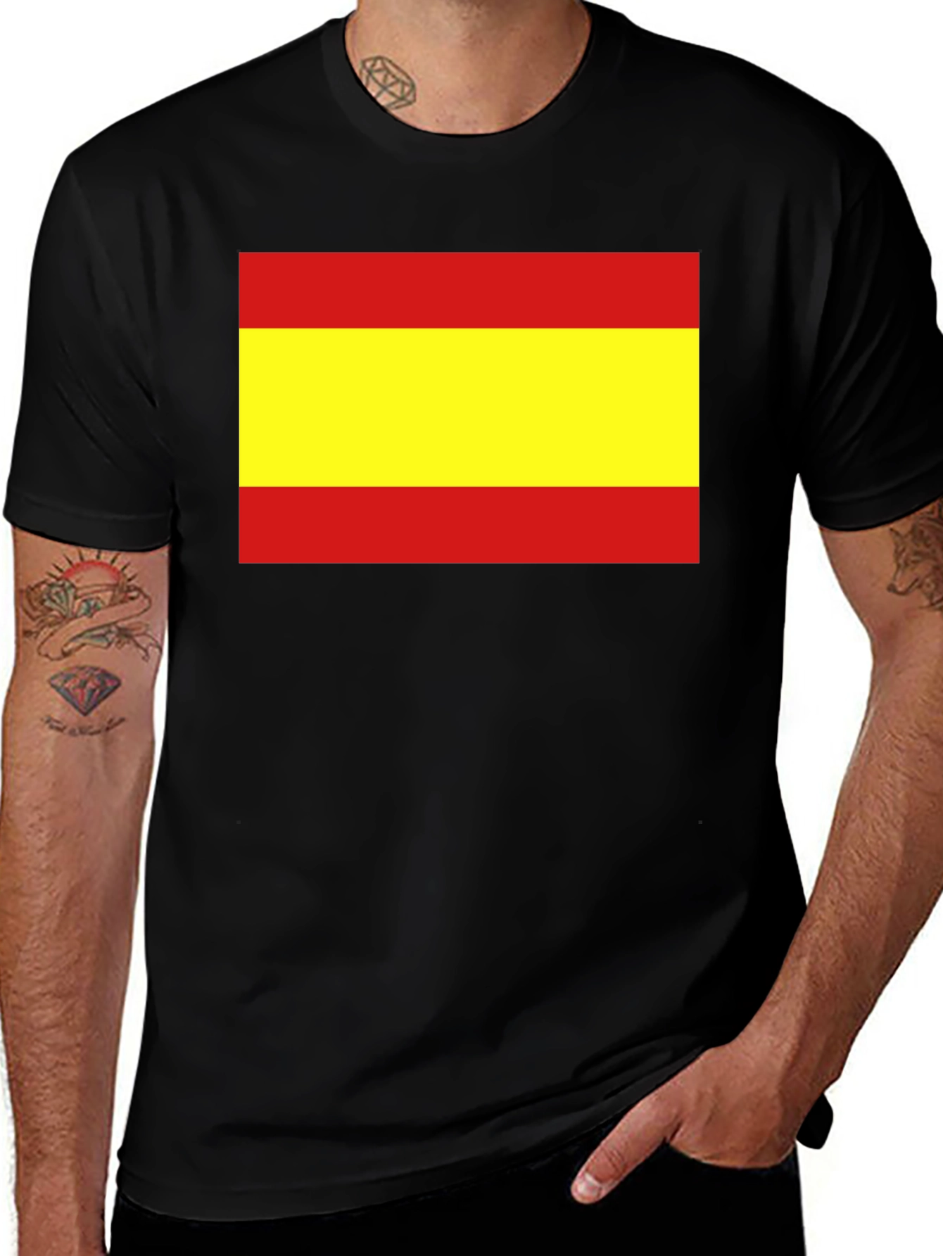 Variant 25 of Spain Flag T-Shirt - Show Your Support!