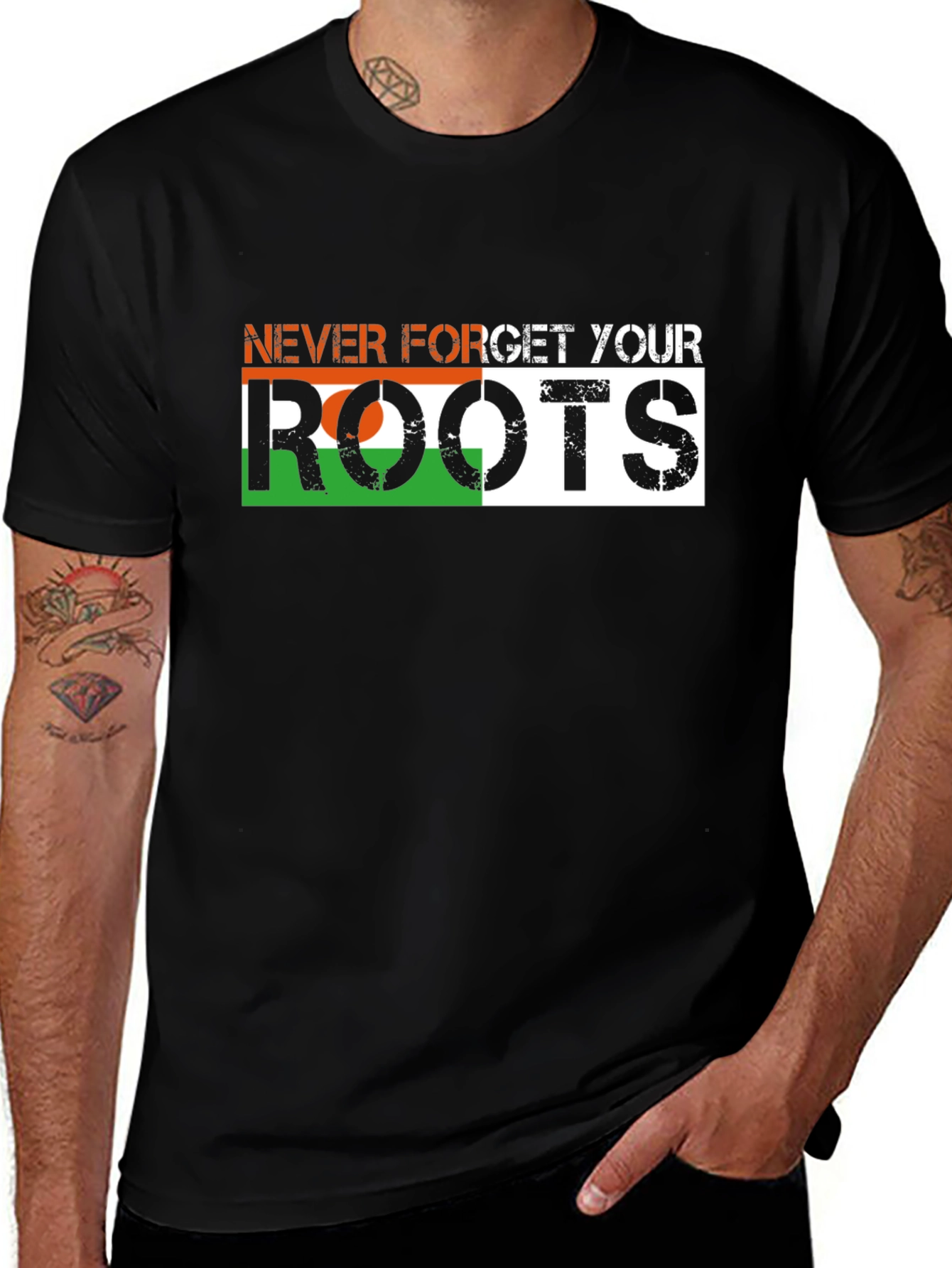 Variant 17 of Never Forget Your Roots T-Shirt