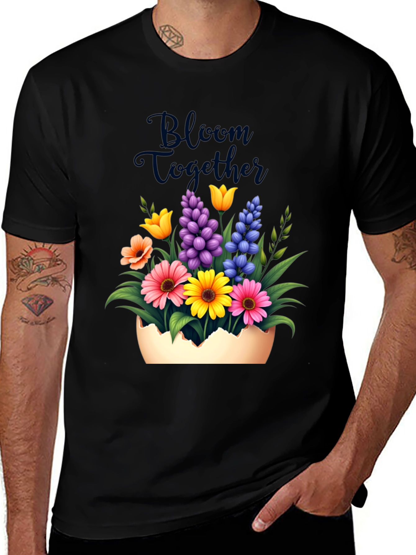 Variant 23 of Bloom Together Floral Graphic Tee