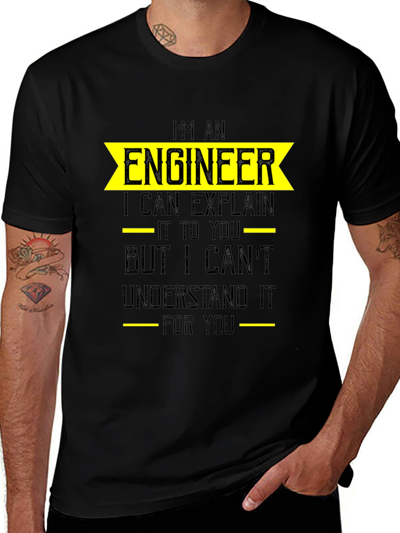 Variant 21 of Engineer T-Shirt - I Can Explain Funny Tee
