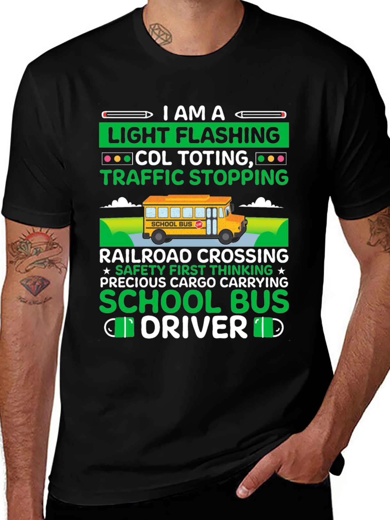 Variant 26 of School Bus Driver T-Shirt