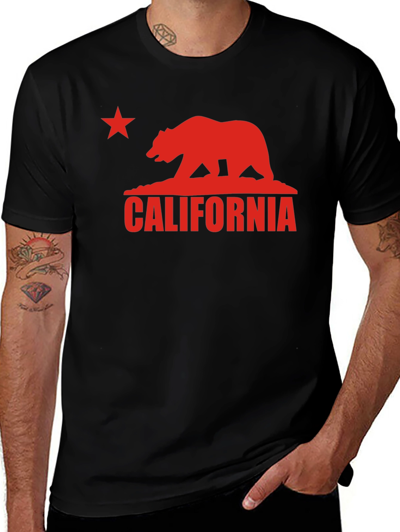 California Bear Flag Graphic Tee