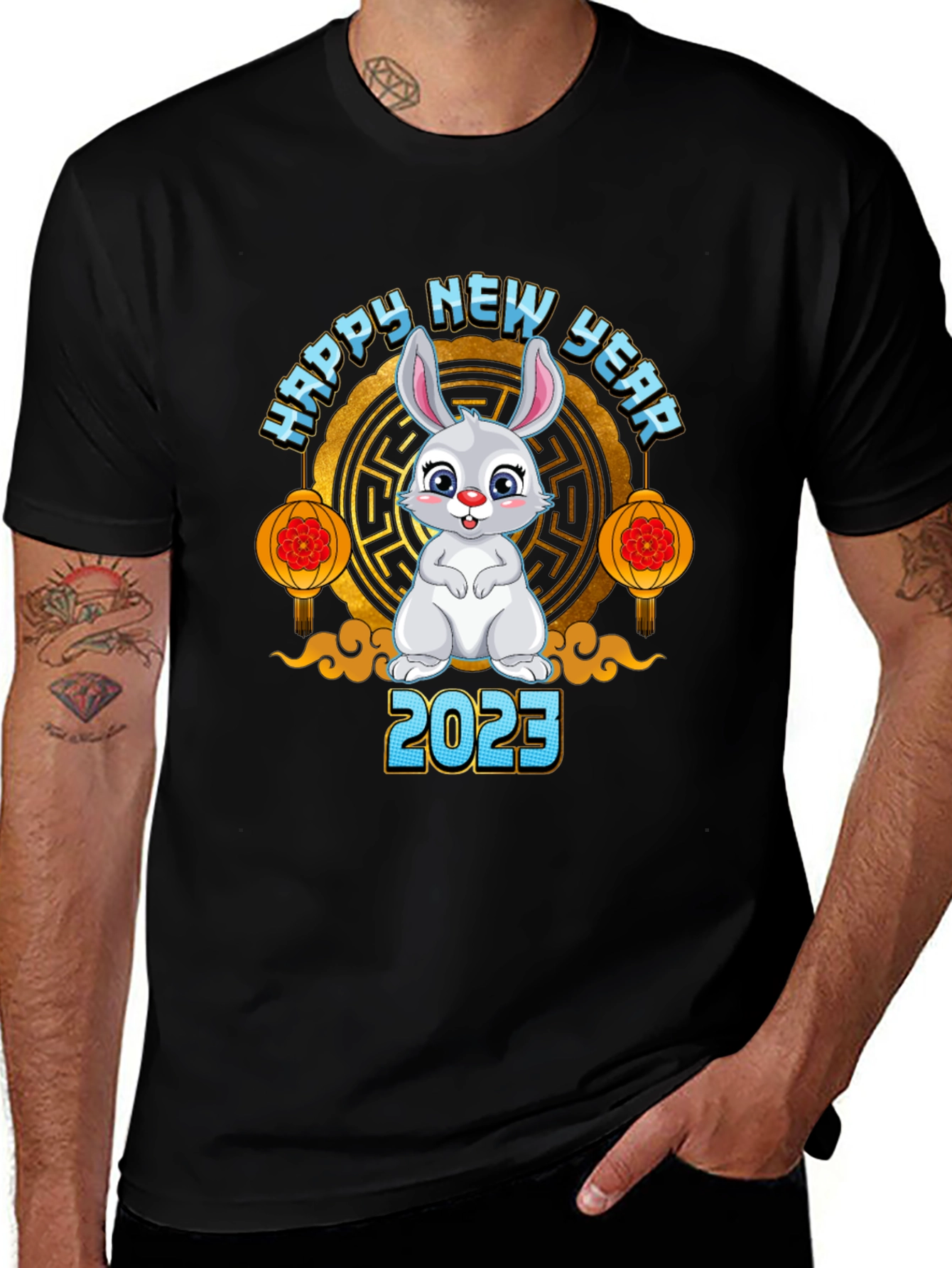 Happy New Year 2023 Rabbit T-Shirt