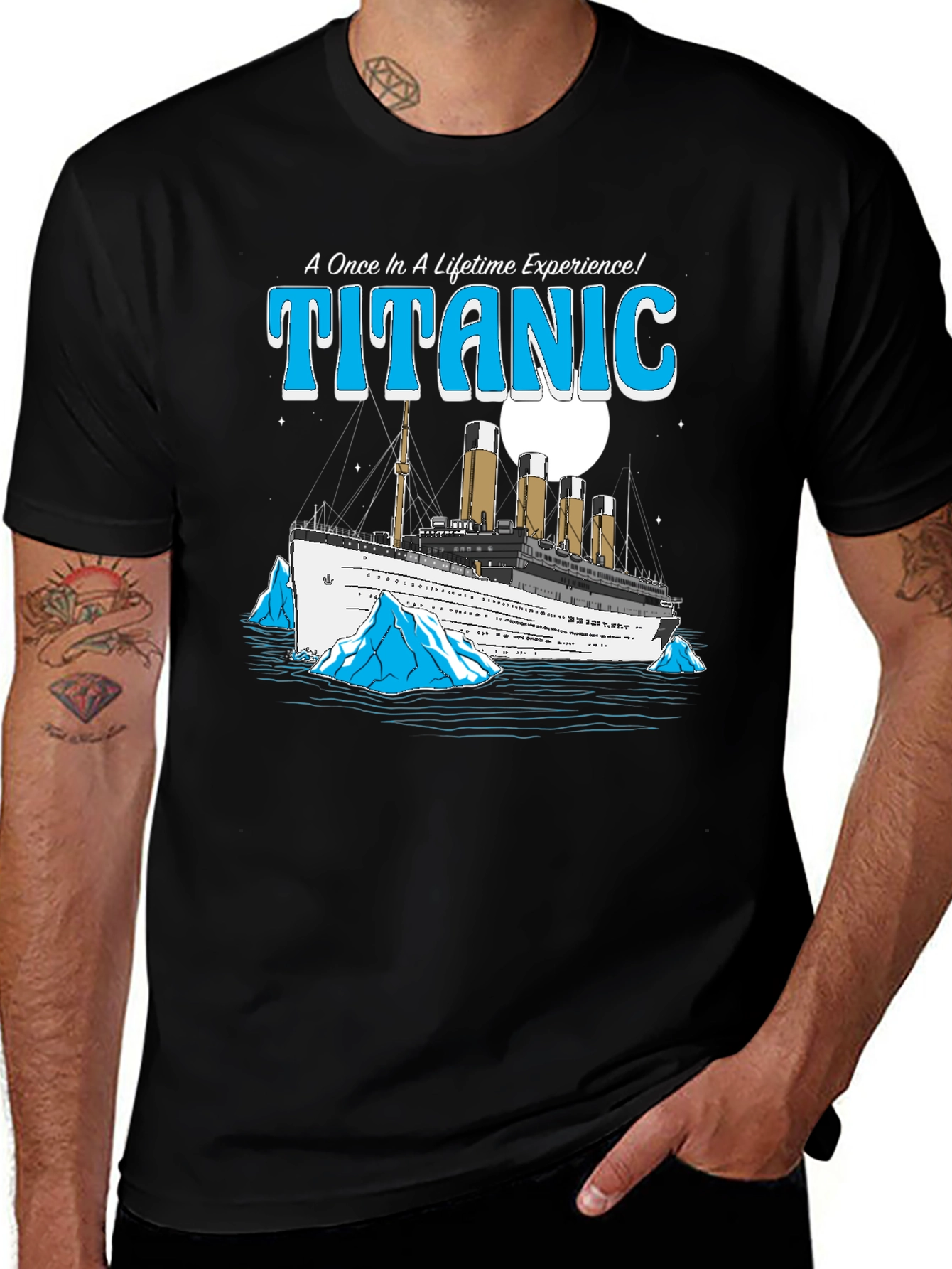 Titanic Graphic T-Shirt - A Once In A Lifetime Experience Tee