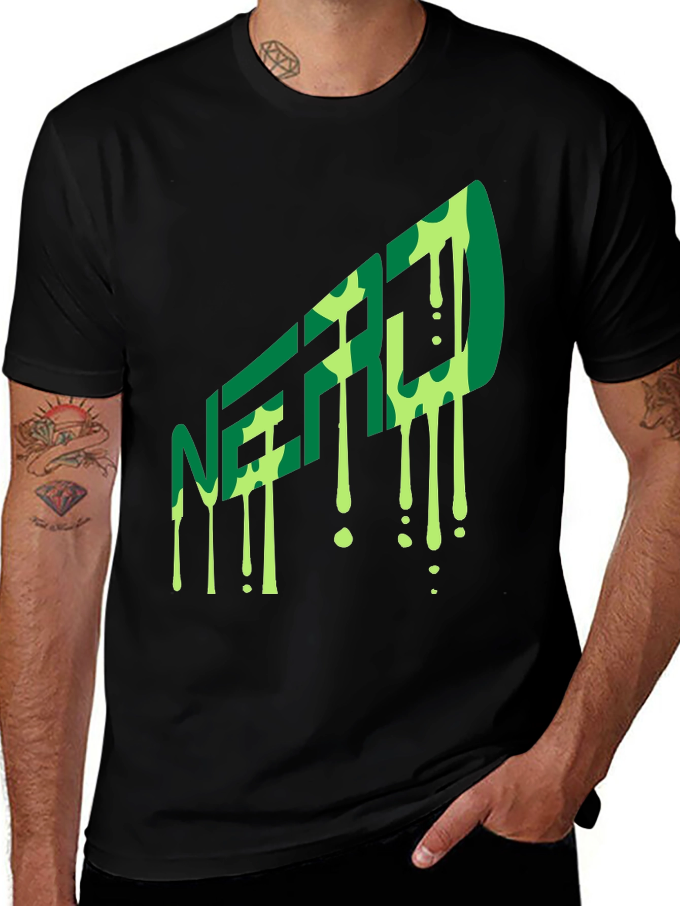 Variant 15 of Nerd Drip T-Shirt - Cool Graphic Tee