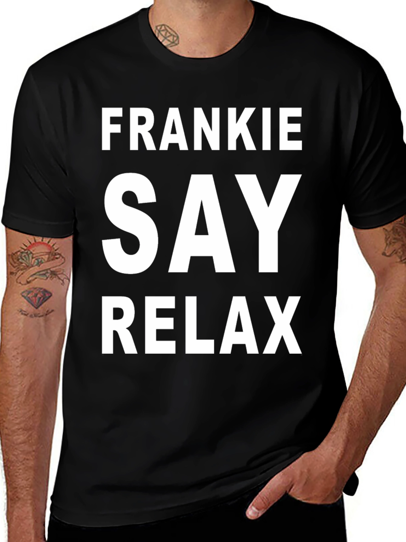 Variant 14 of Frankie Say Relax T-Shirt - Iconic 80s Retro Tee