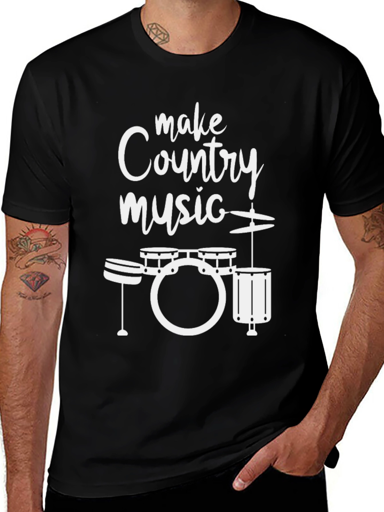 Variant 5 of Make Country Music Graphic T-Shirt 