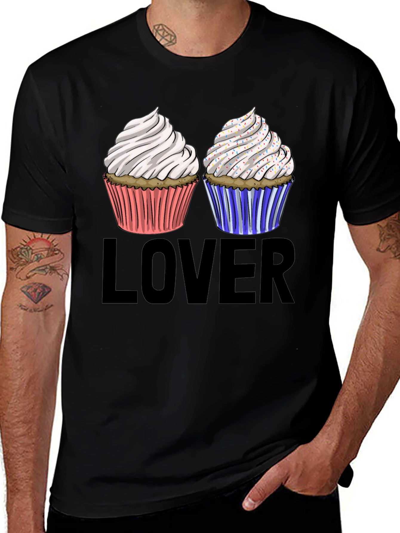 Variant 22 of Cupcake Lover T-Shirt - Sweet Treat Graphic Tee