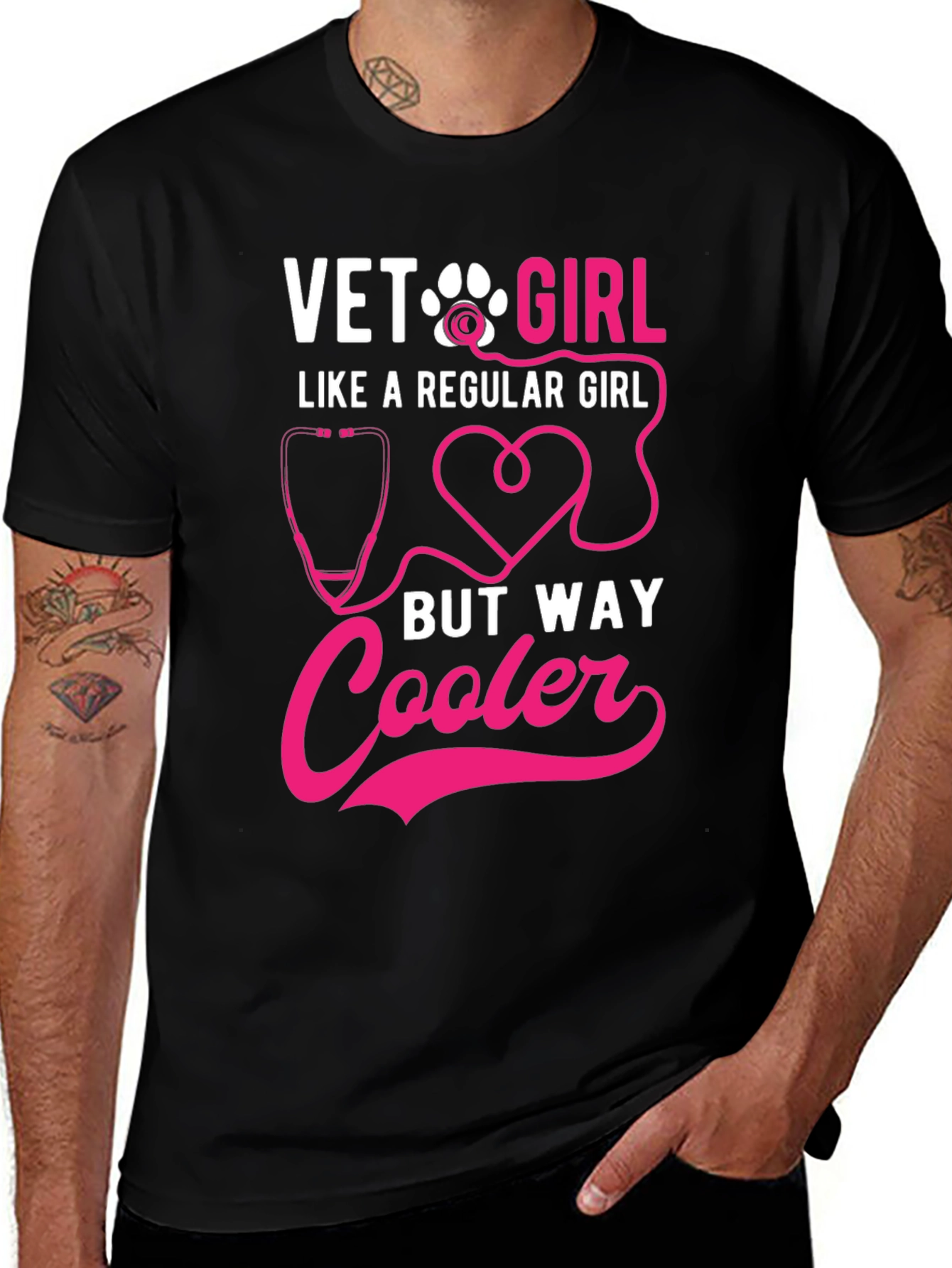 Variant 10 of Vet Girl Cooler T-Shirt