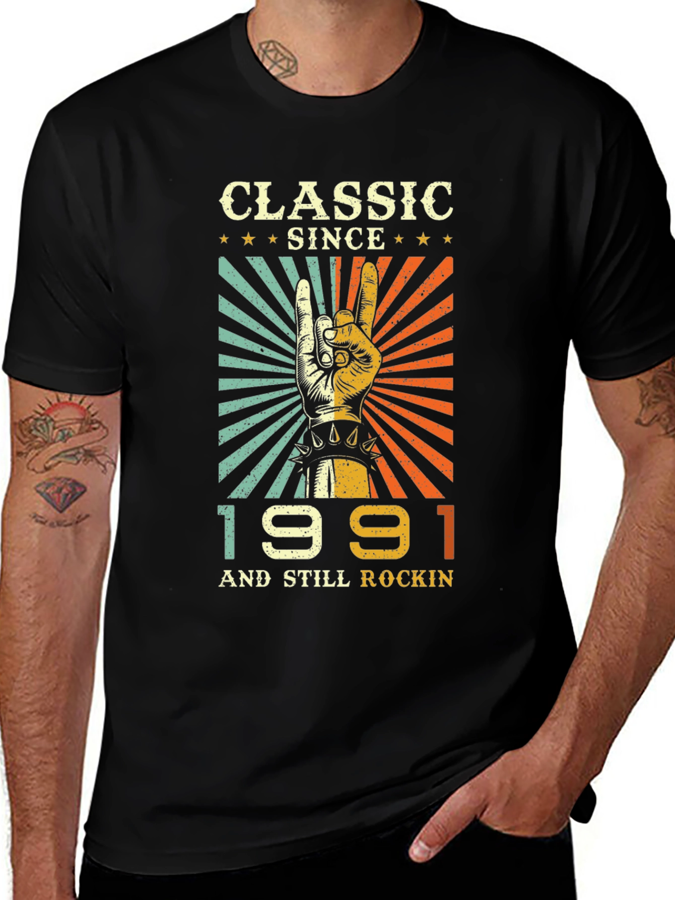 Variant 16 of Classic Since 1991 Rockin' T-Shirt