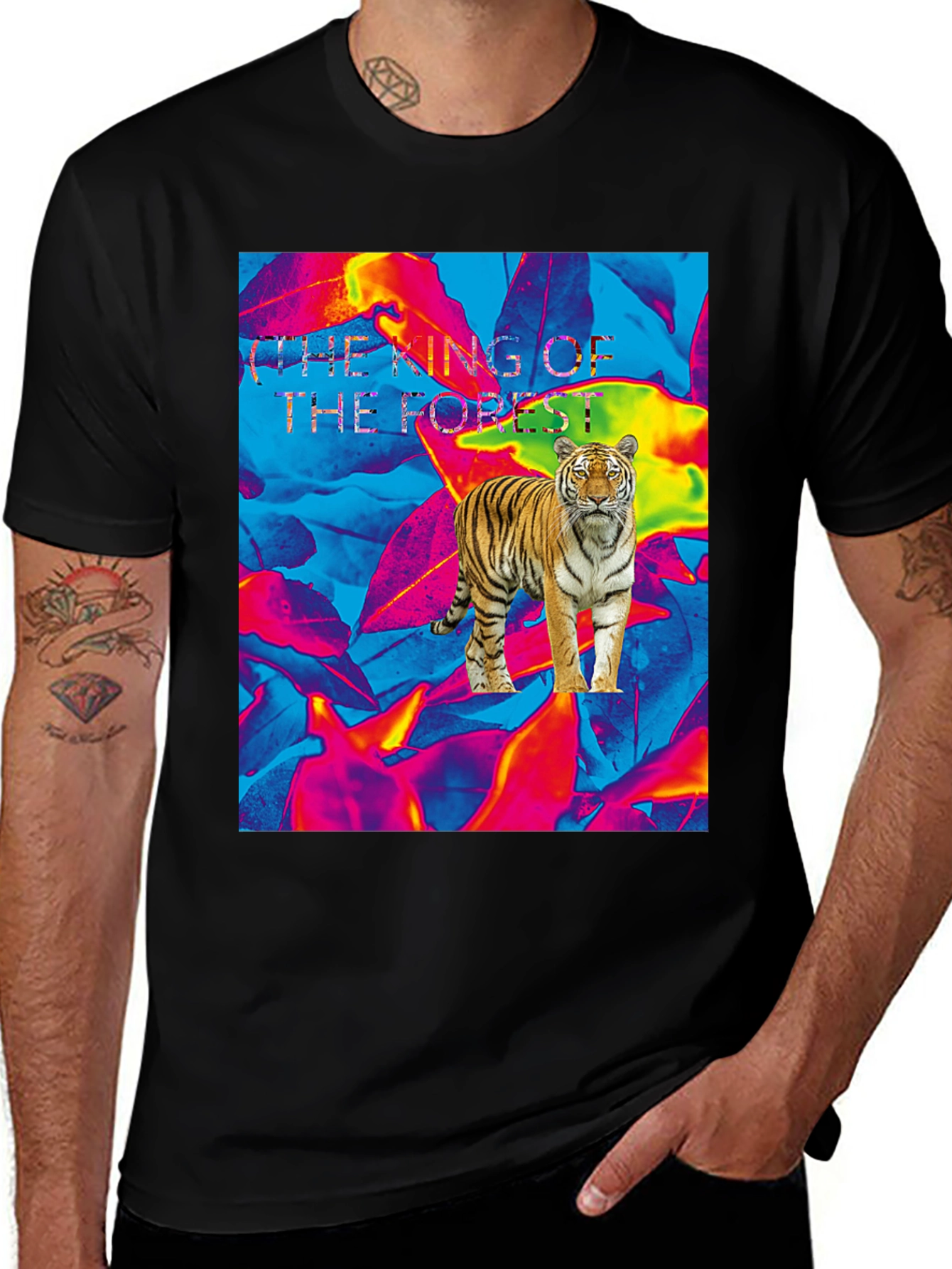 Variant 10 of King of the Forest Tiger Graphic T-Shirt