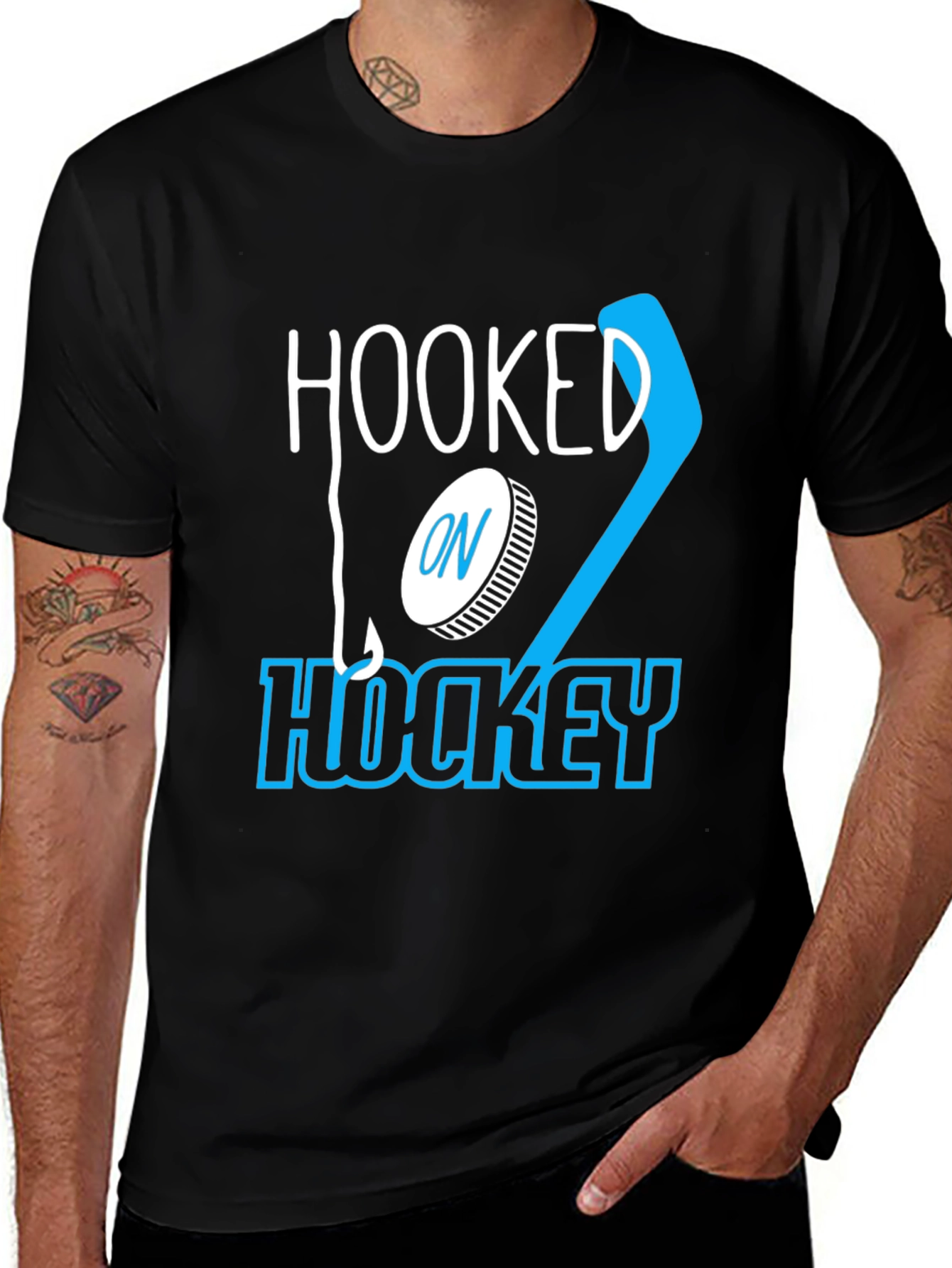 Variant 18 of Hooked on Hockey T-Shirt